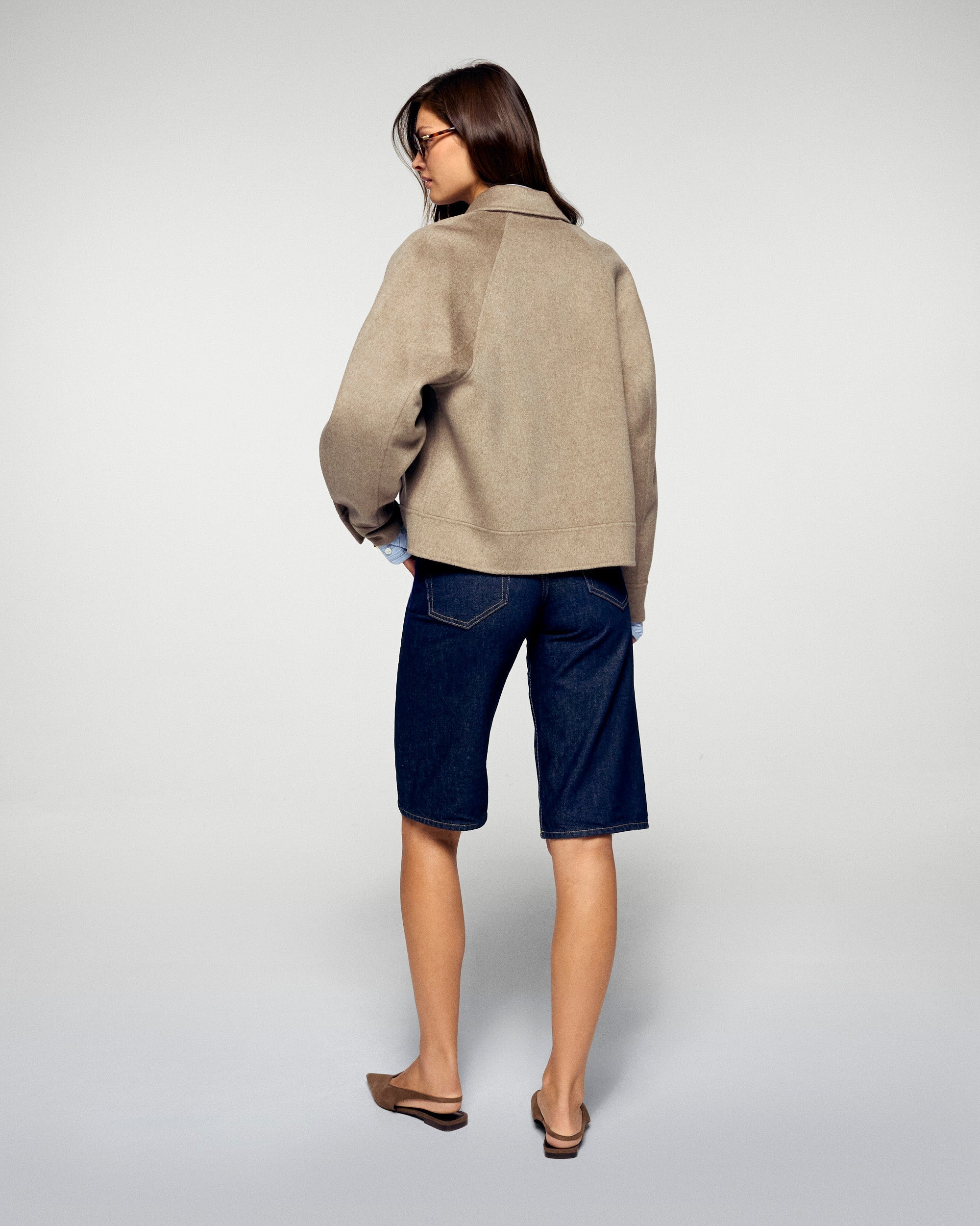 Outerwear Jacket (H25 / WOMEN / Taupe)