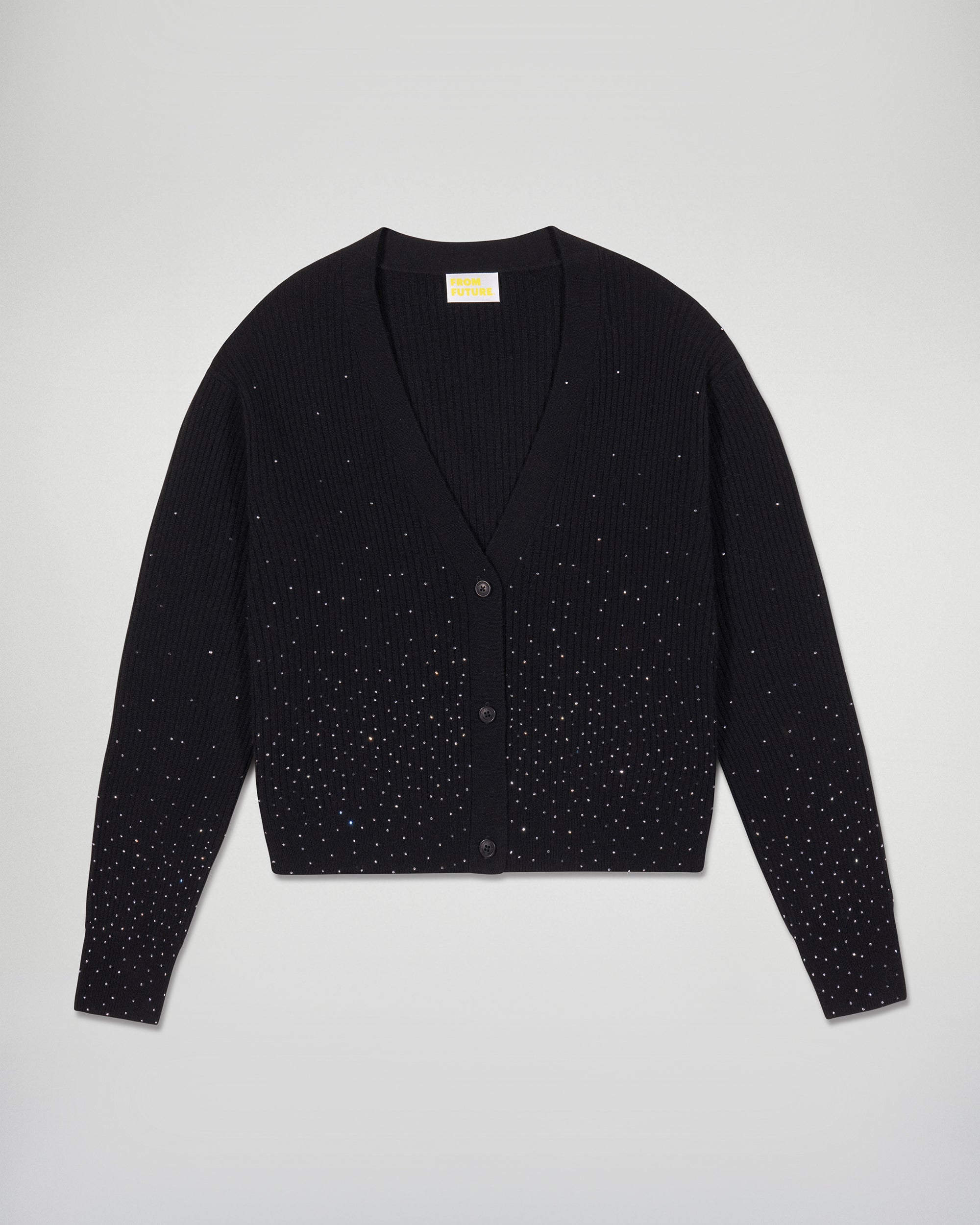 Cardigan Sweater (H25 / WOMEN / Black)
