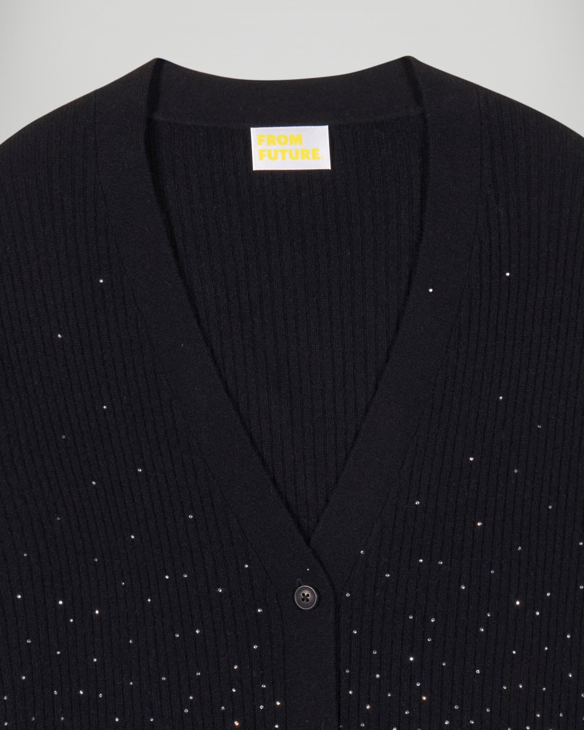 Cardigan Sweater (H25 / WOMEN / Black)