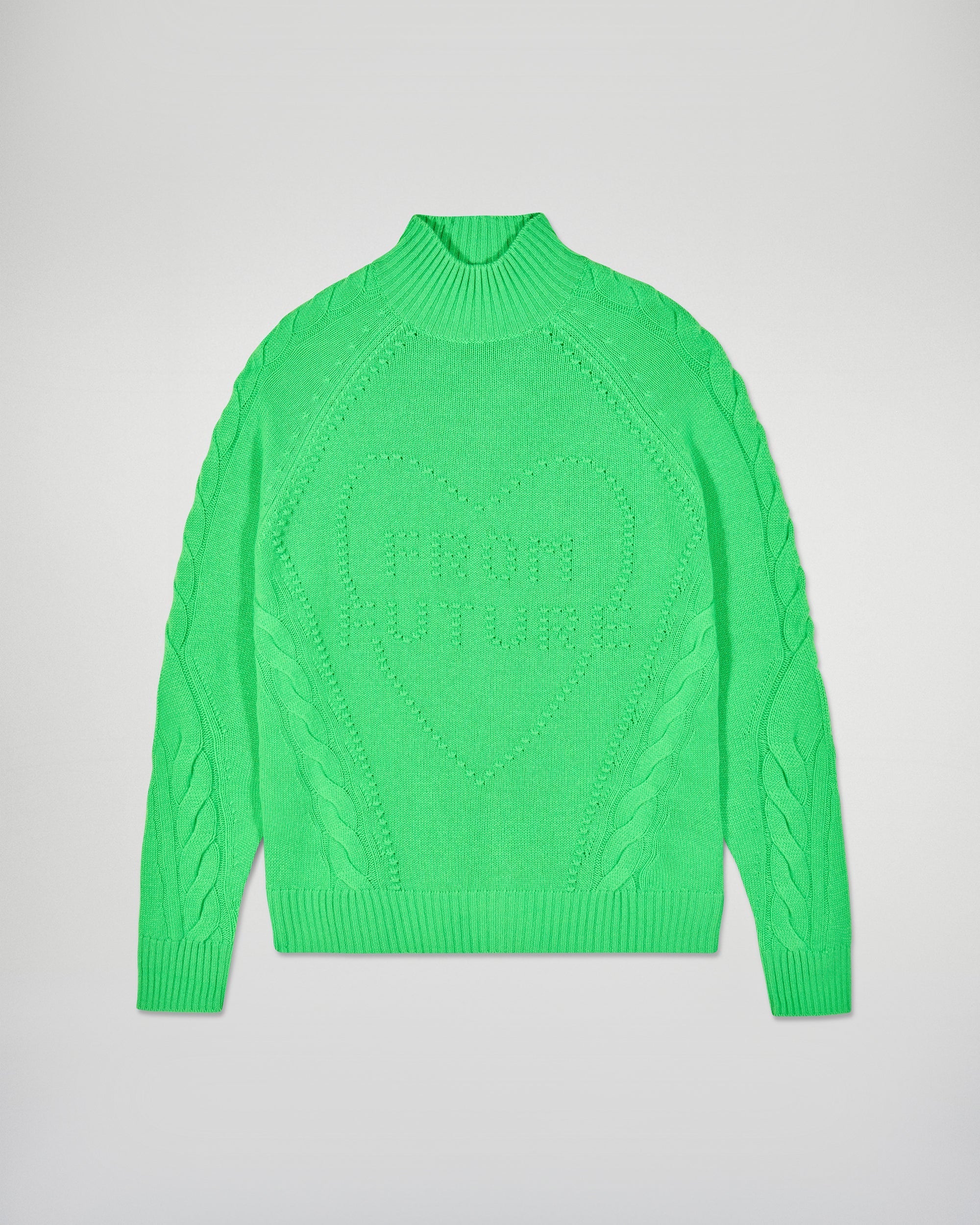 Mock Neck Sweater (H25 / FEMME / Cosmic Green)