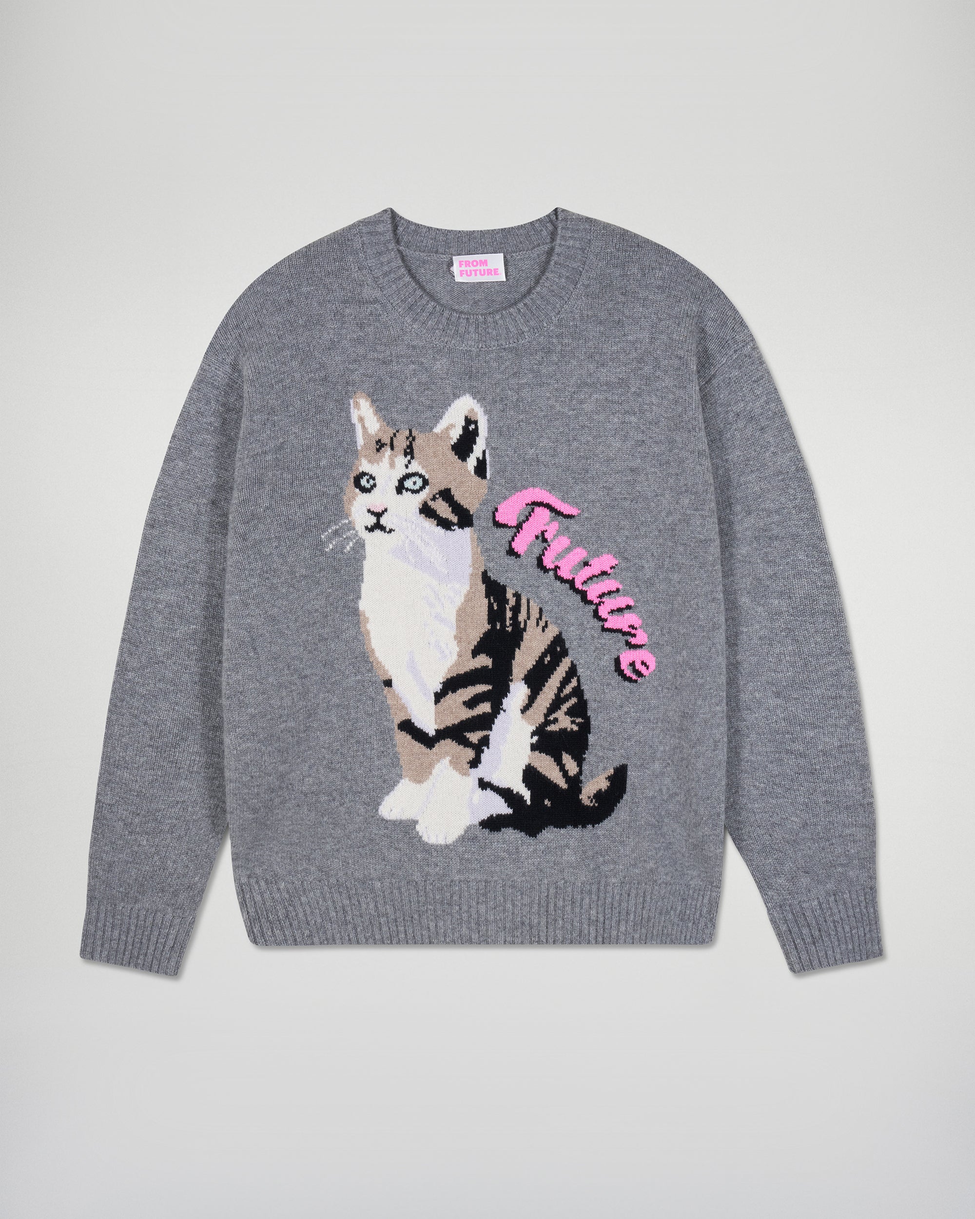 Crew Neck Sweater (H25 / FEMME / Dark Heather Gray)