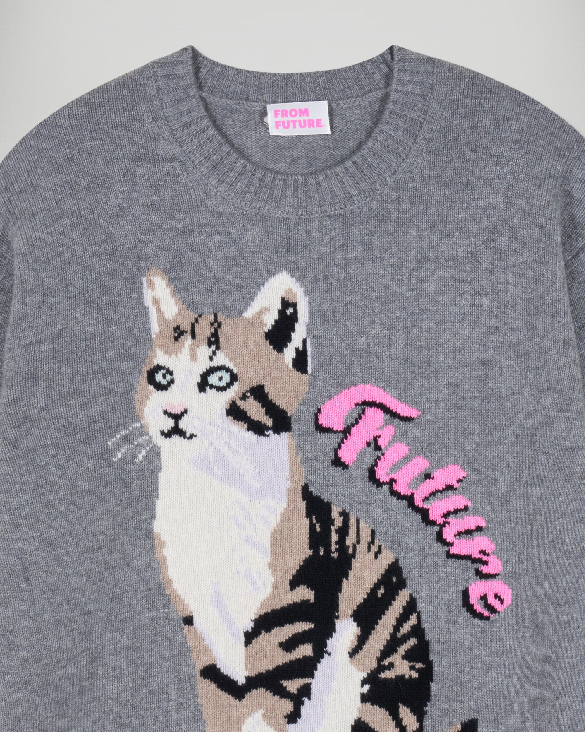 Crew Neck Sweater (H25 / FEMME / Dark Heather Gray)
