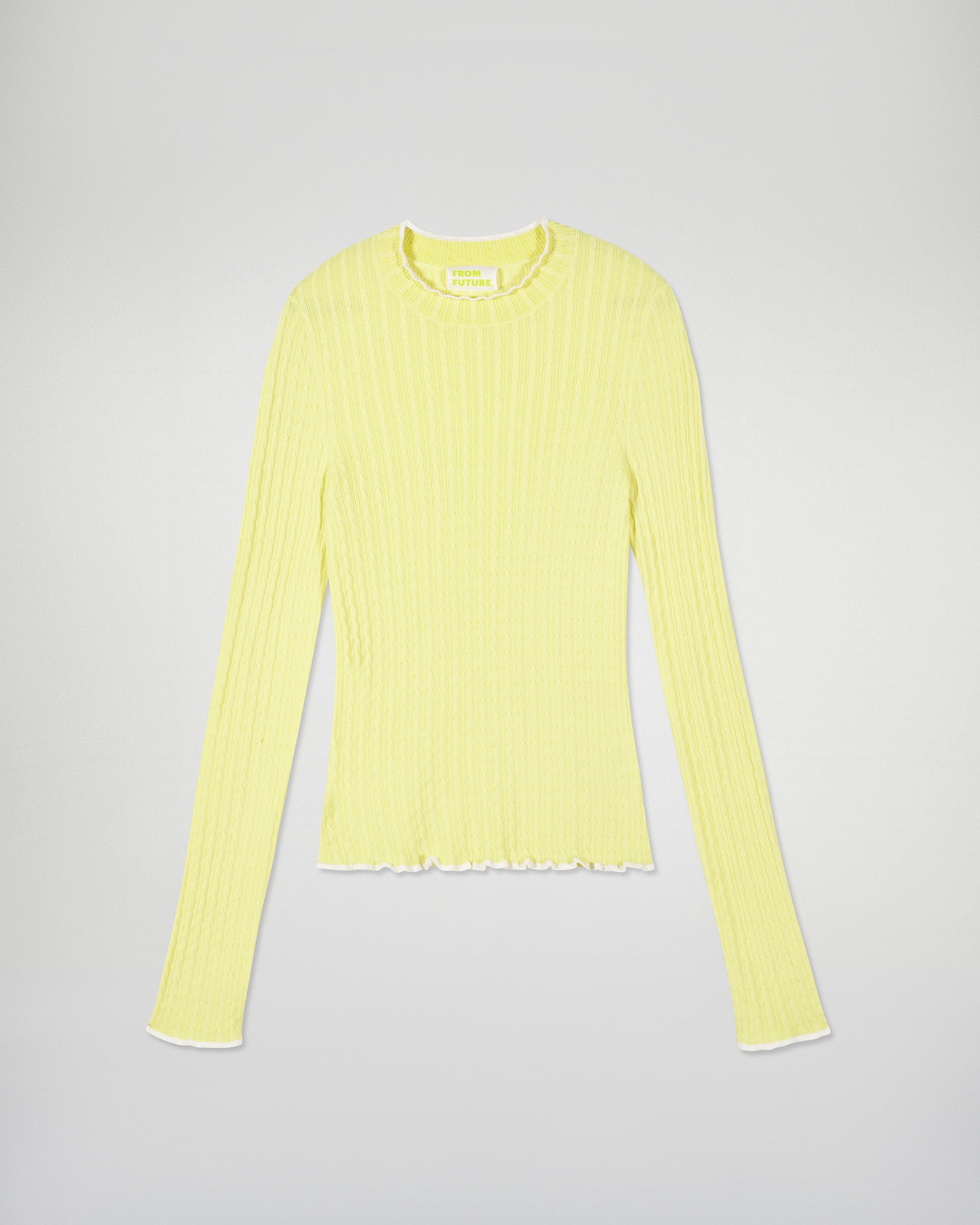 Crewneck Sweater (H25 / WOMEN / Creamy Yellow / RWS)