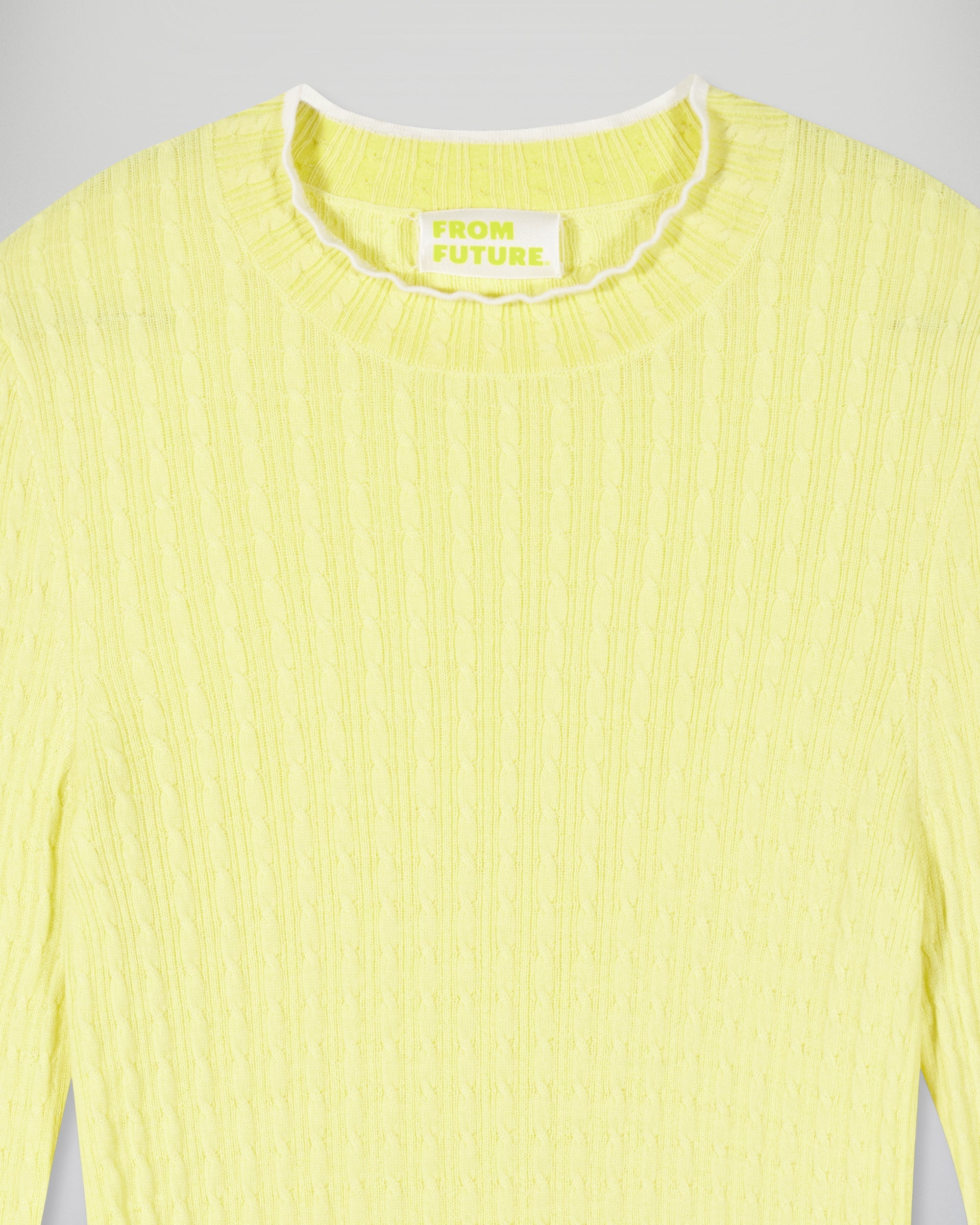 Crewneck Sweater (H25 / WOMEN / Creamy Yellow / RWS)