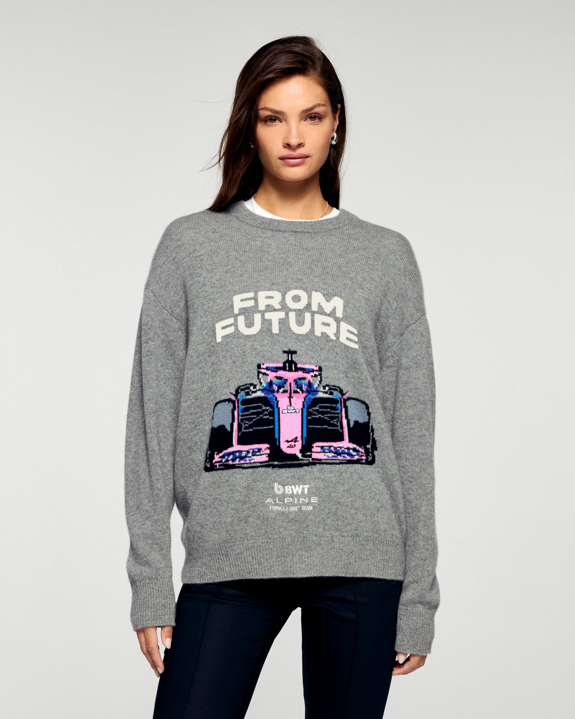 Crewneck Sweater Alpine (H25 / WOMEN / Dark Heather Gray)
