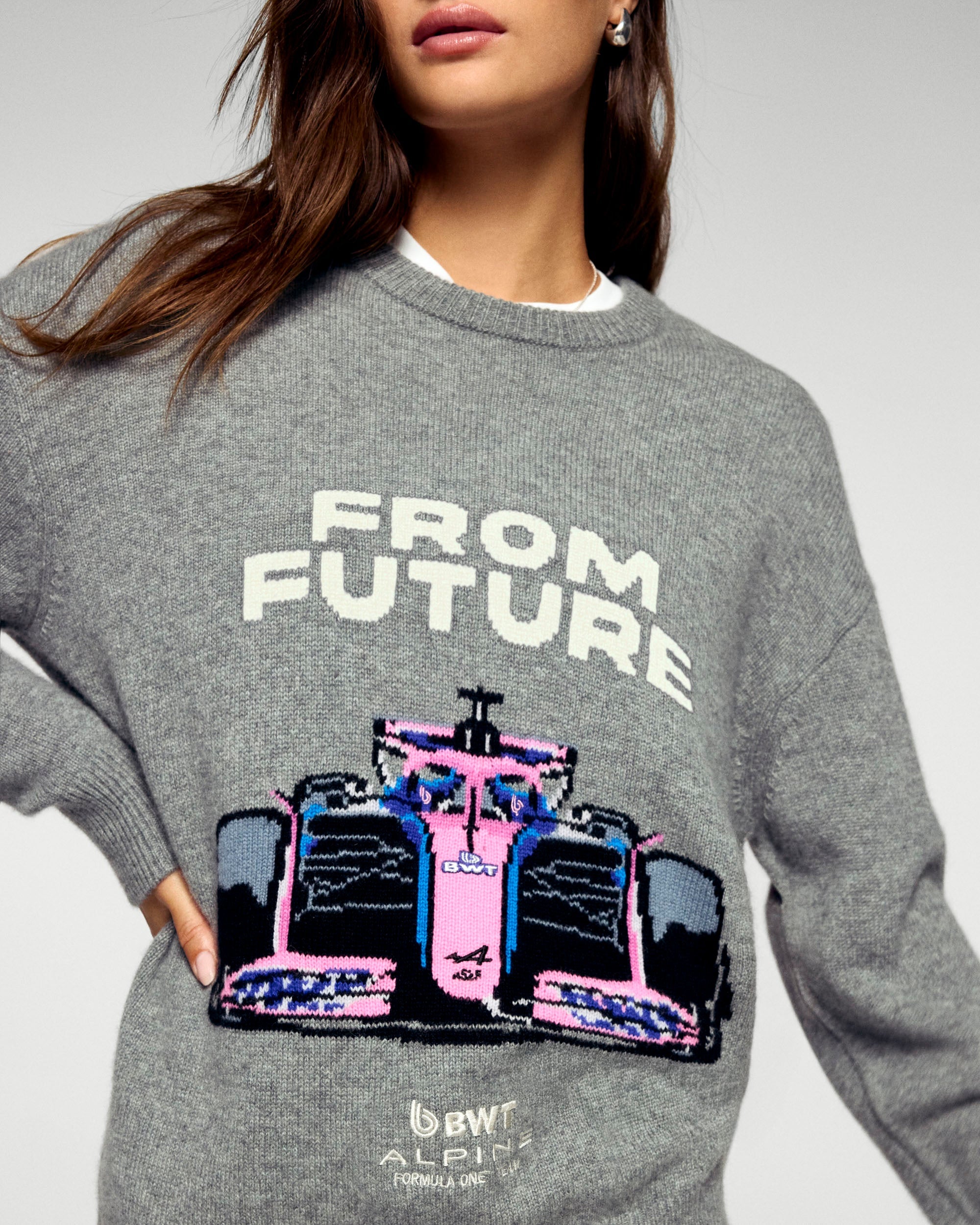 Crewneck Sweater Alpine (H25 / WOMEN / Dark Heather Gray)