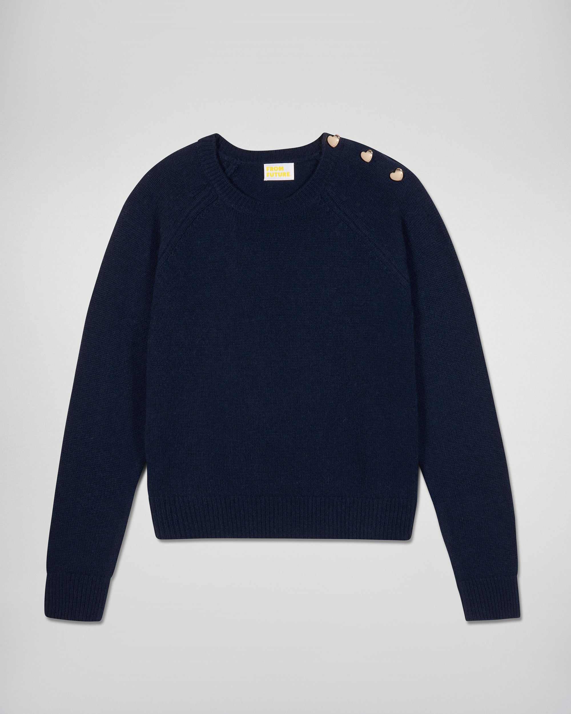 Crewneck Sweater (H25 / WOMEN / Navy)