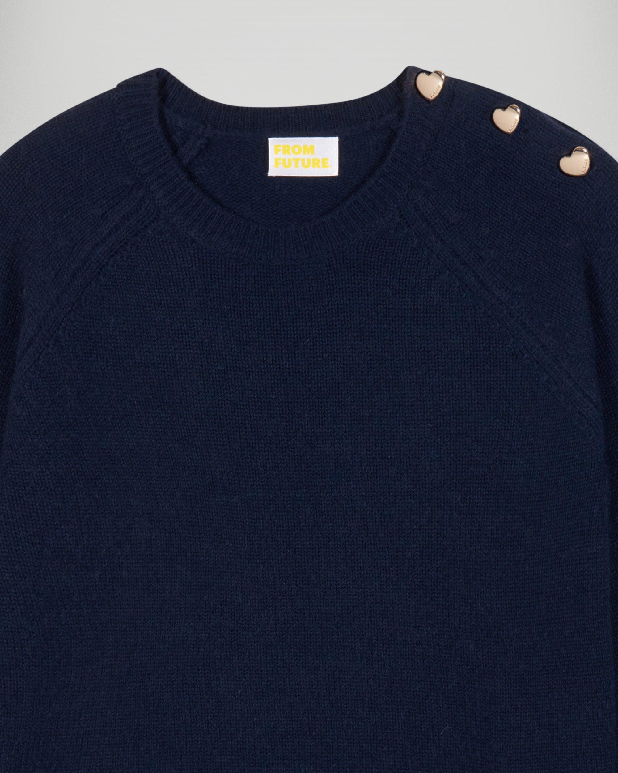 Crewneck Sweater (H25 / WOMEN / Navy)