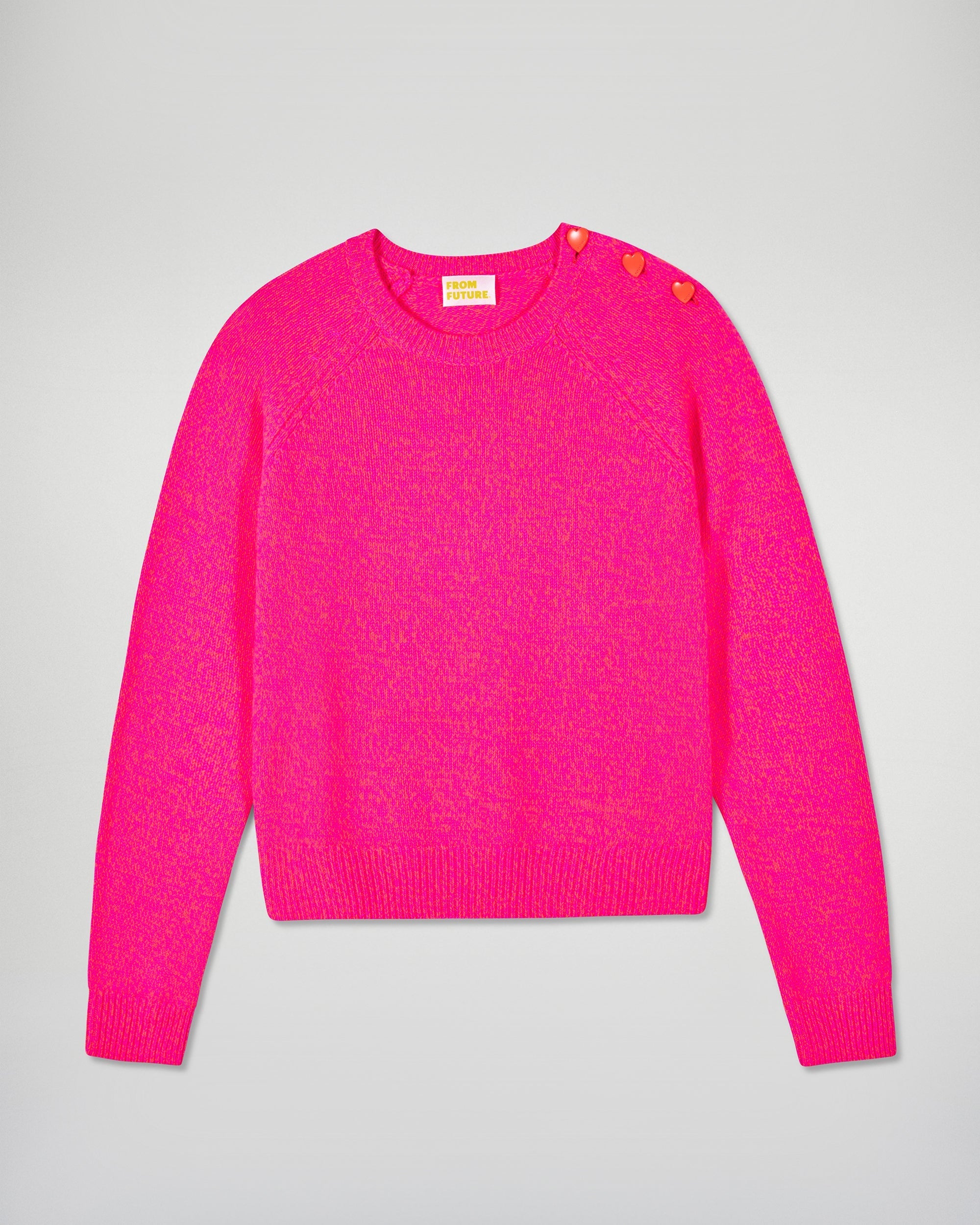 Crewneck Sweater (H25 / WOMEN / Orange Lollipop)