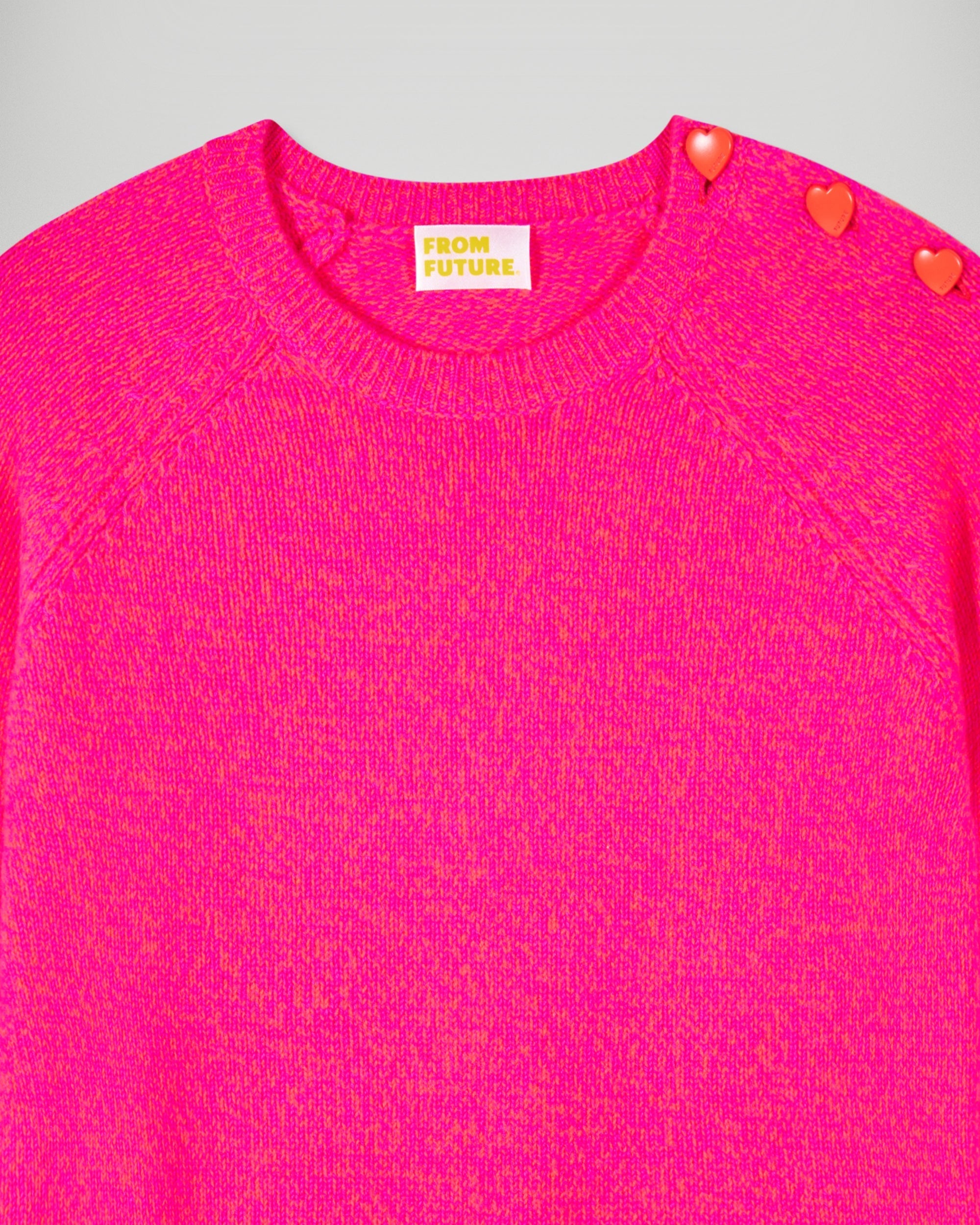 Crewneck Sweater (H25 / WOMEN / Orange Lollipop)