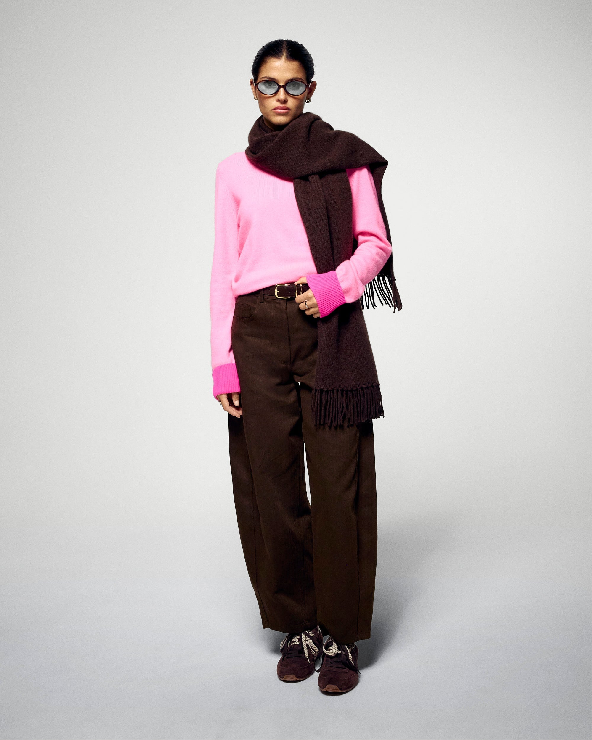 Crew Neck Sweater (H25 / FEMME / Fantasy Pink)