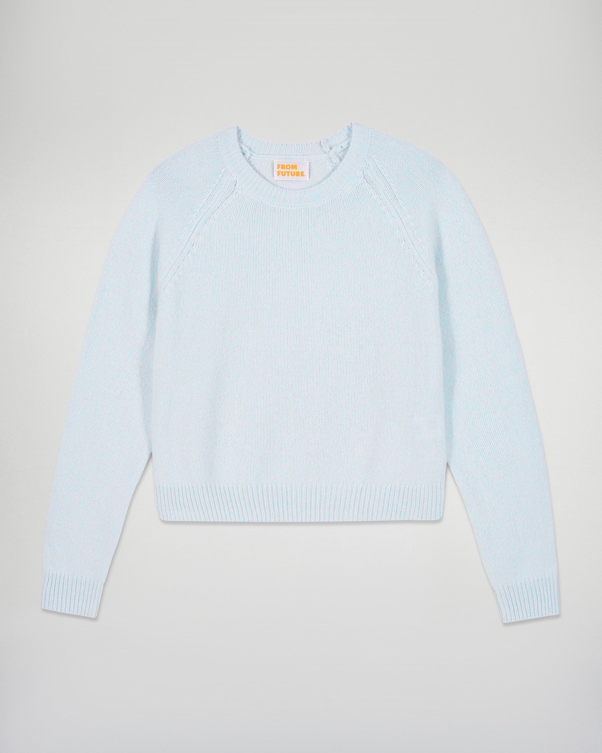 Crewneck Sweater (H25 / WOMEN / Cotton Sky)