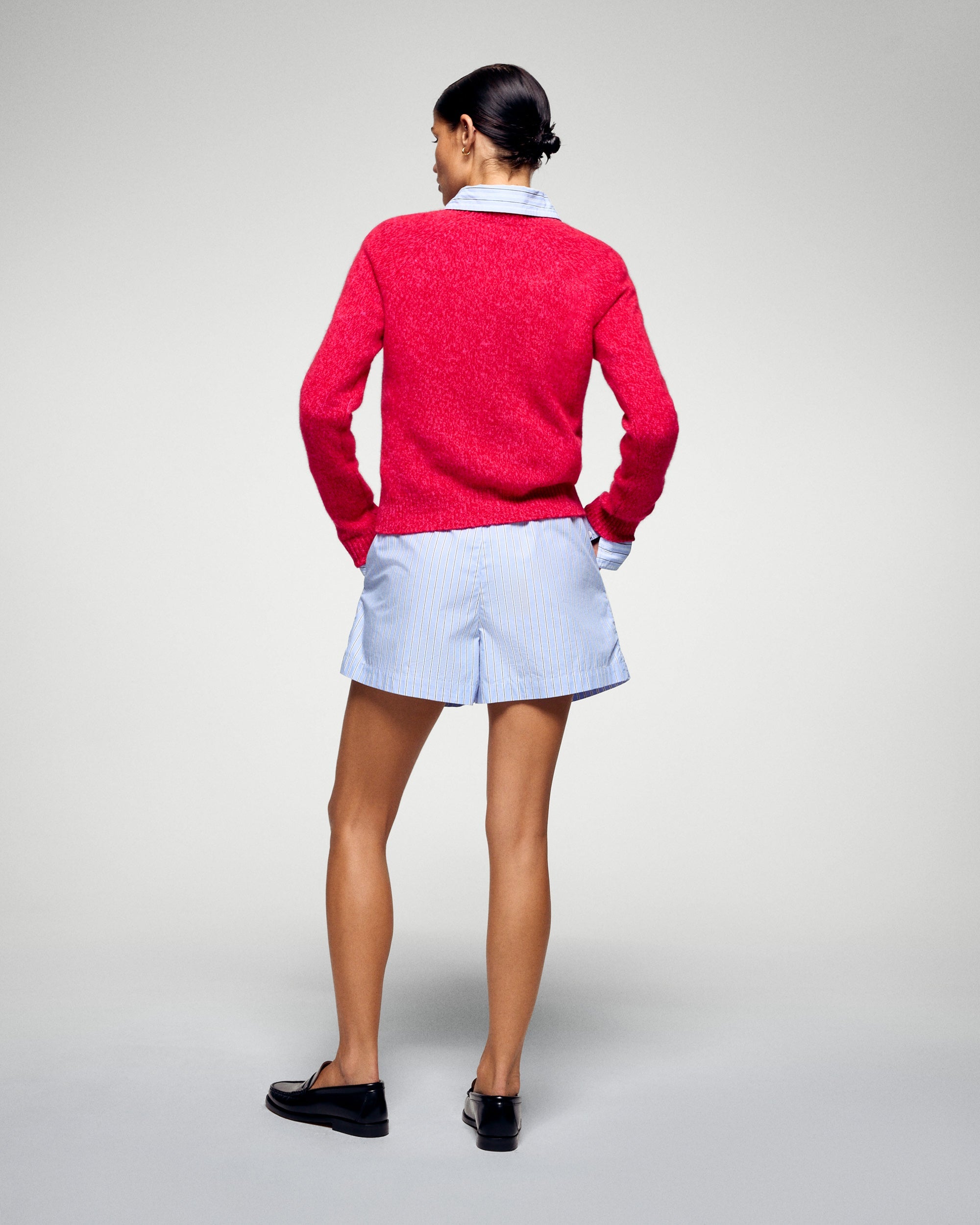 Crewneck Sweater (H25 / WOMEN / Scarlett Passion)