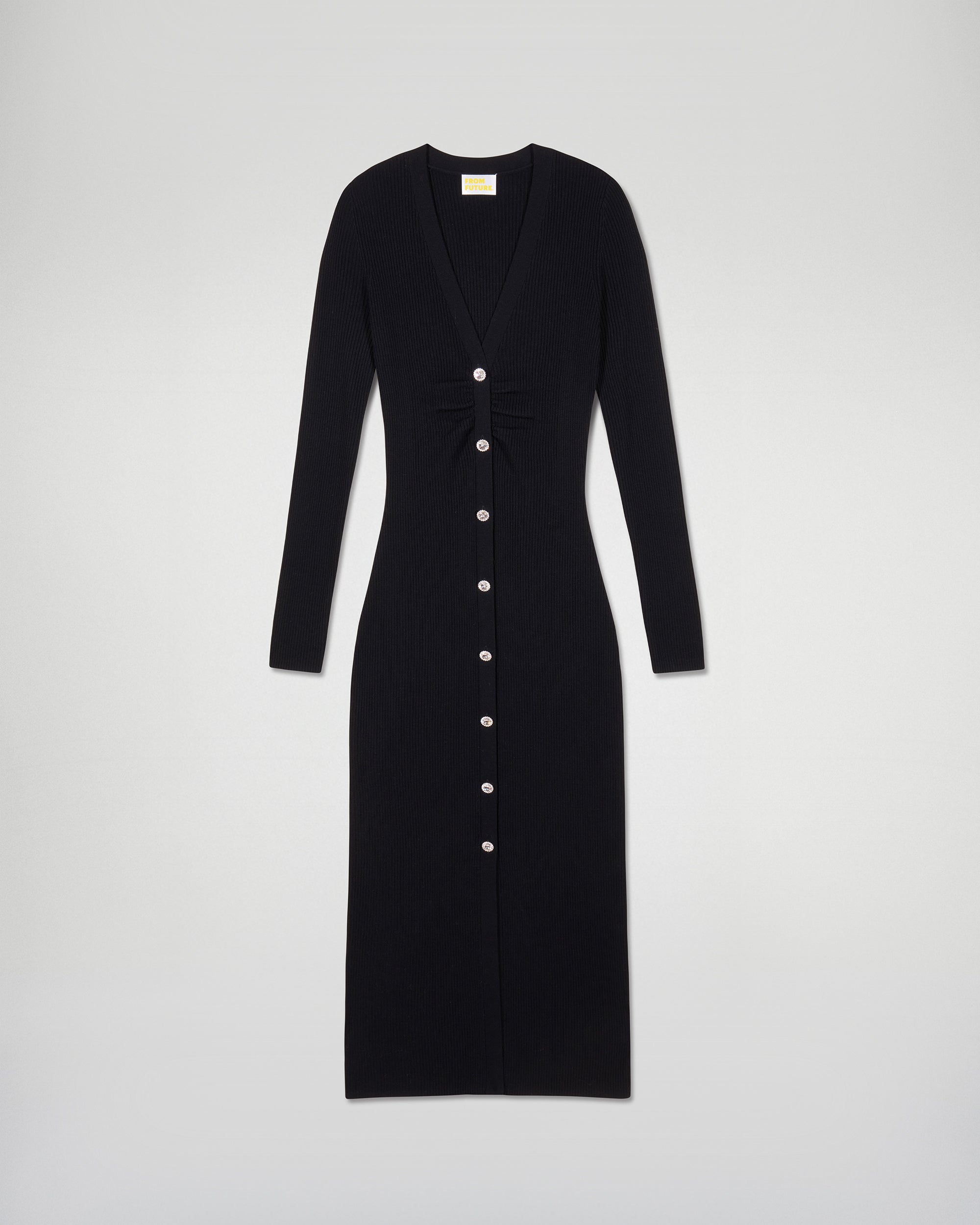 Long Sleeve Long Dress (H25 / WOMEN / Black / RWS)