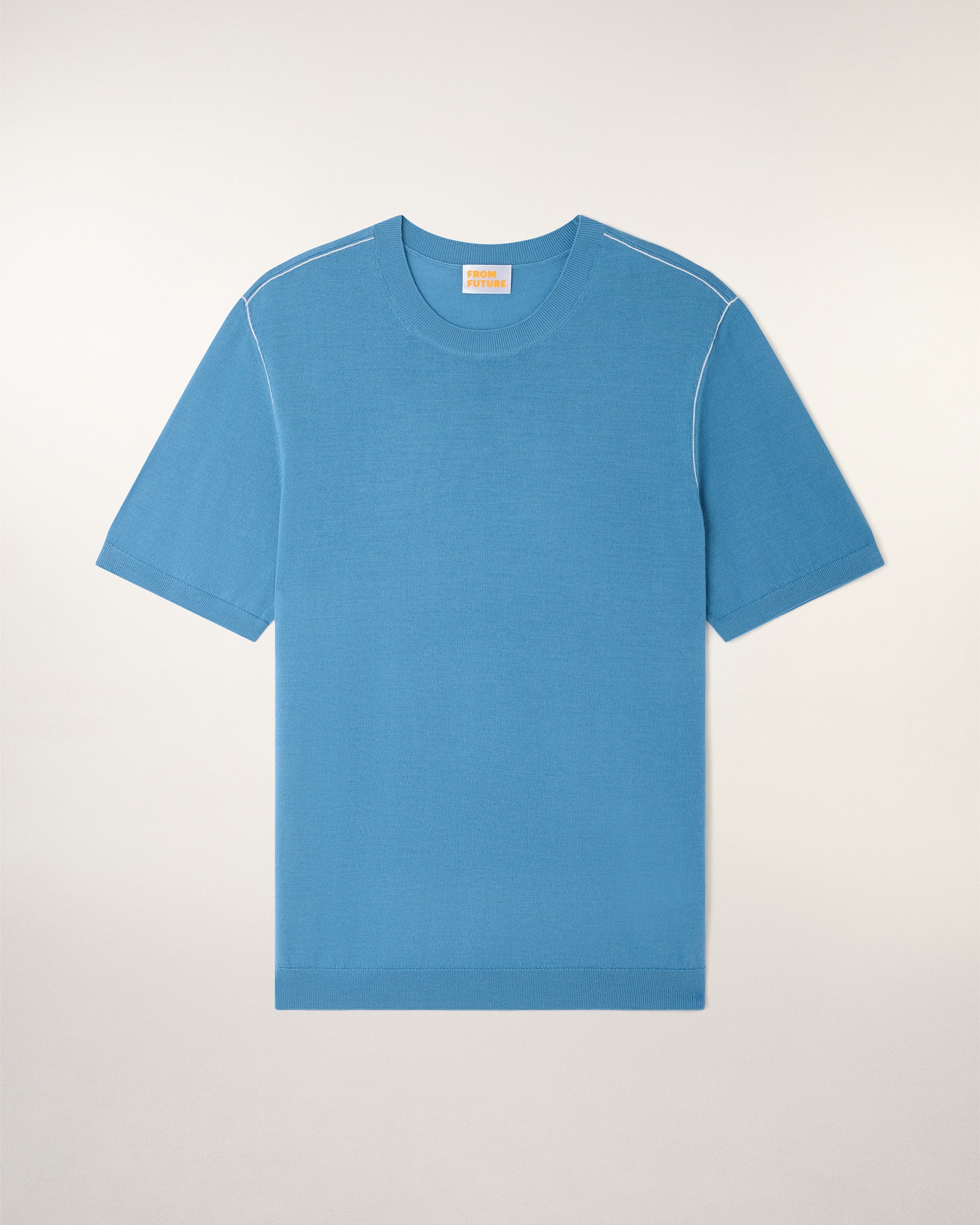 Short-Sleeve Crewneck Sweater (S26 / HOMME / Intense Blue / RWS)