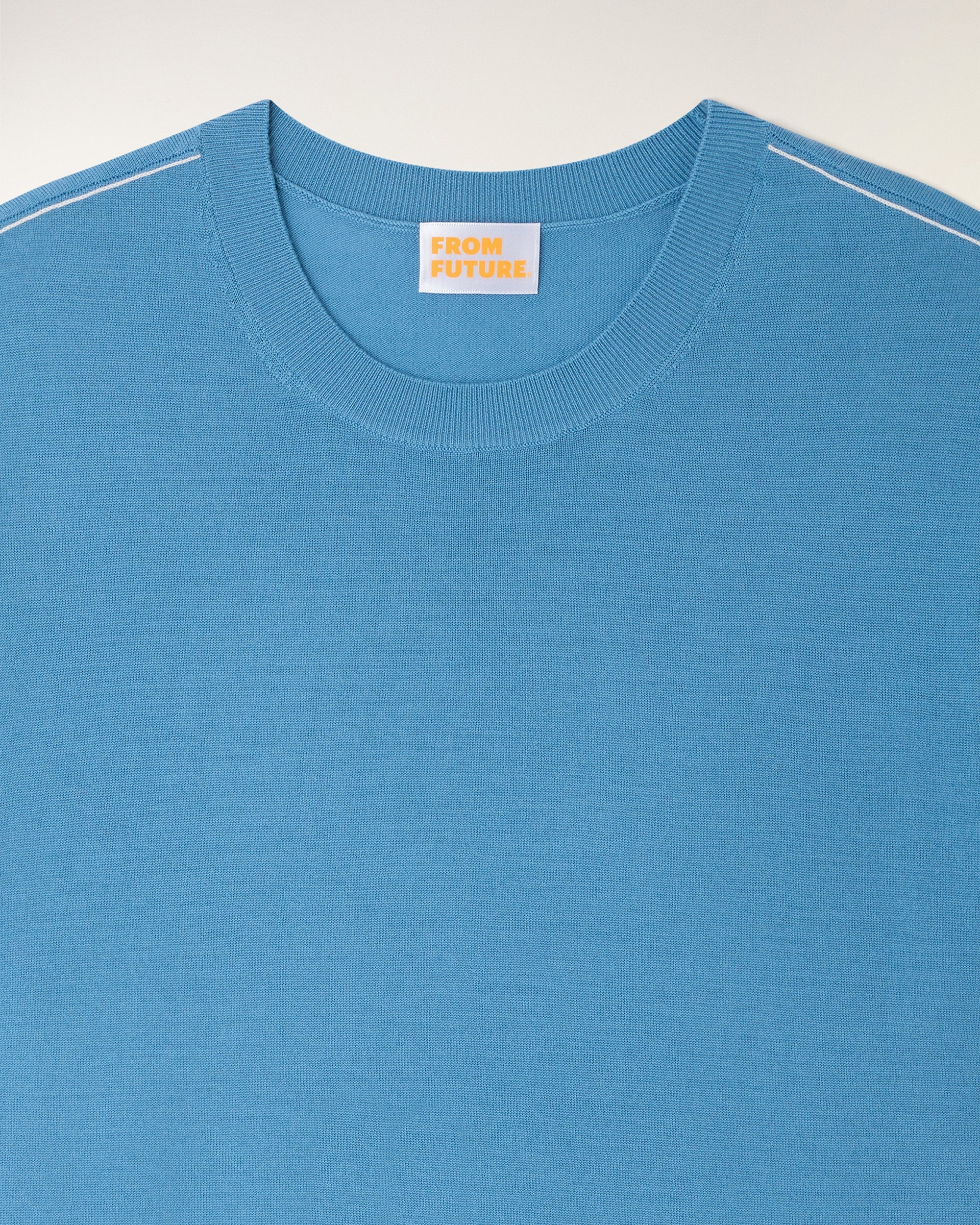 Short-Sleeve Crewneck Sweater (S26 / HOMME / Intense Blue / RWS)