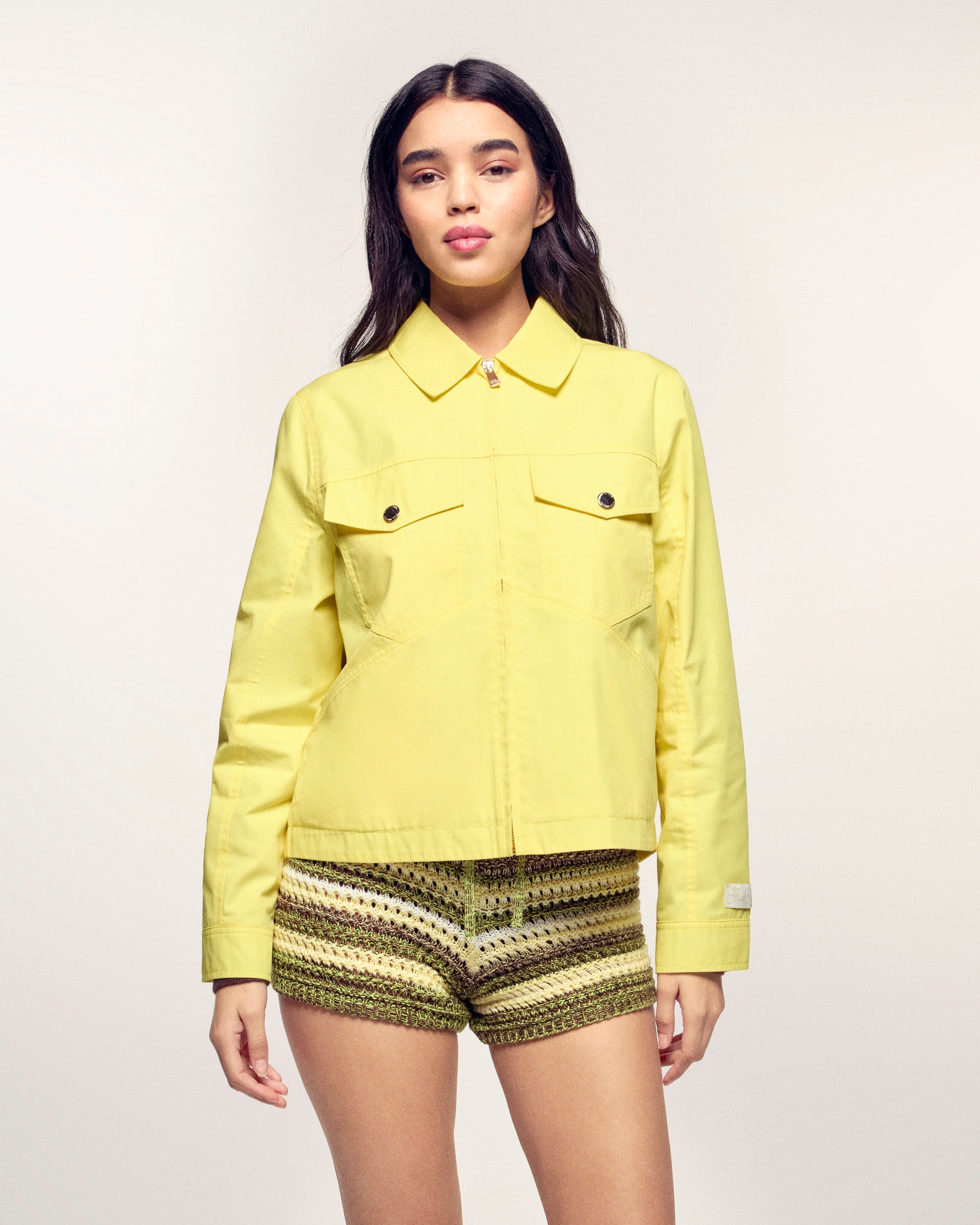 "From Future" Label Jacket (S26/ FEMME/ Star Yellow)