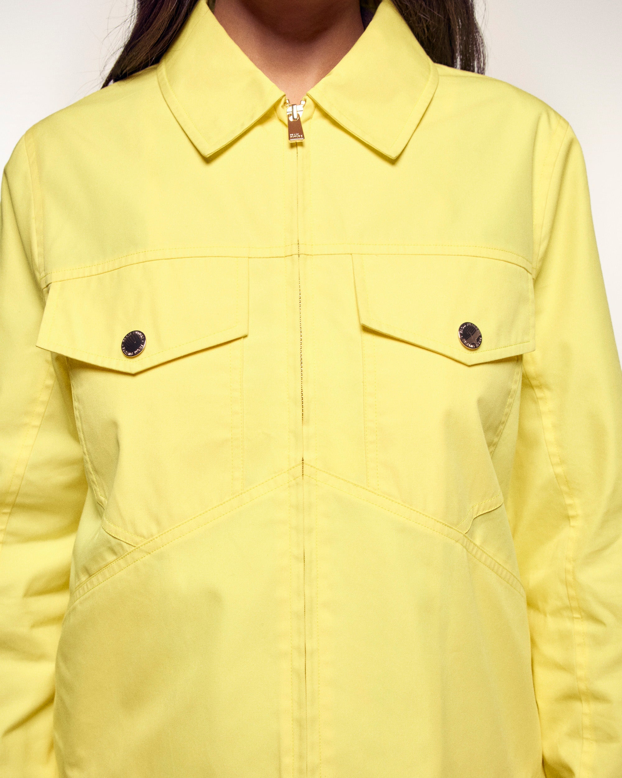 "From Future" Label Jacket (S26/ FEMME/ Star Yellow)