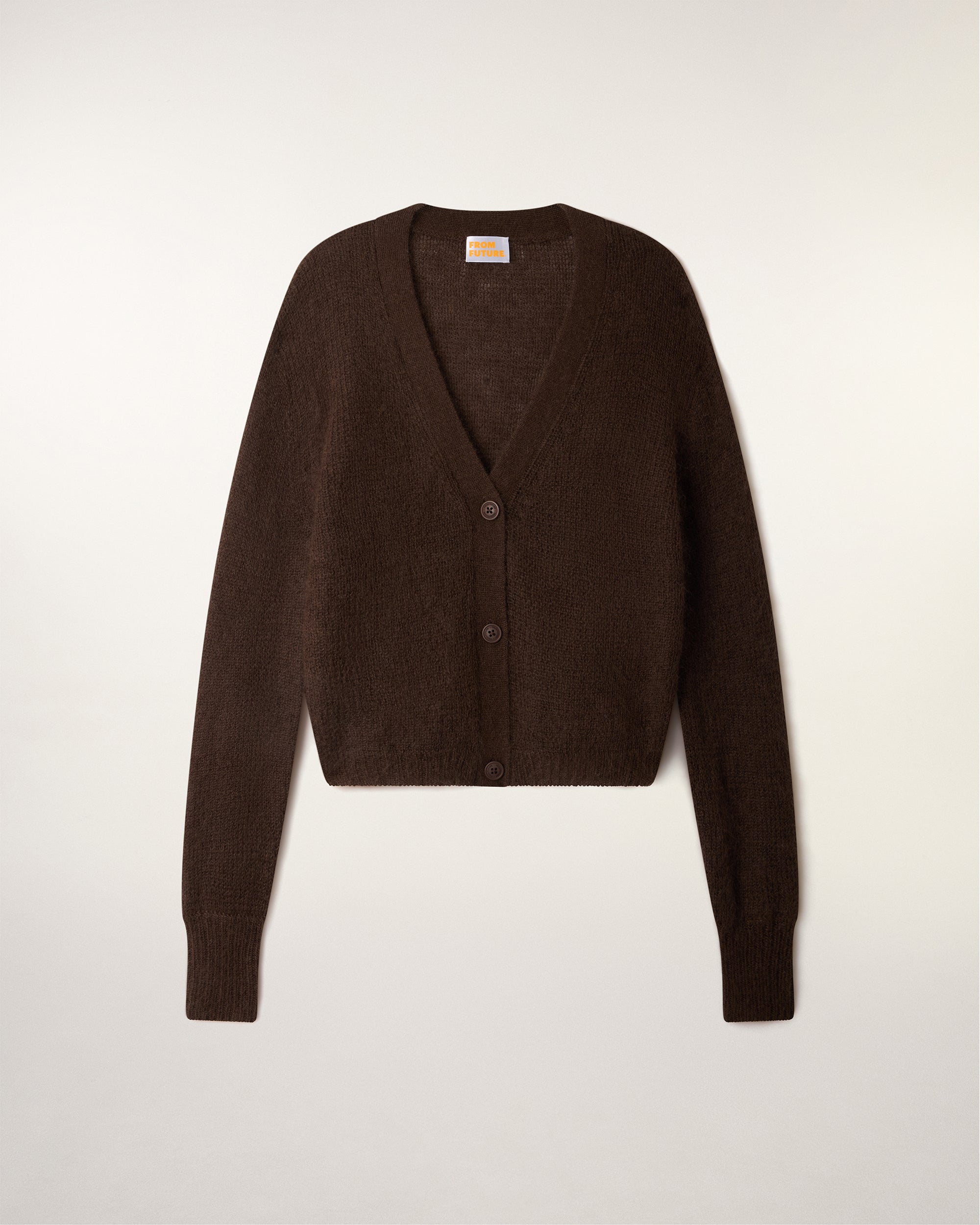 Mohair Cardigan (S26 / FEMME/ Chocolat)