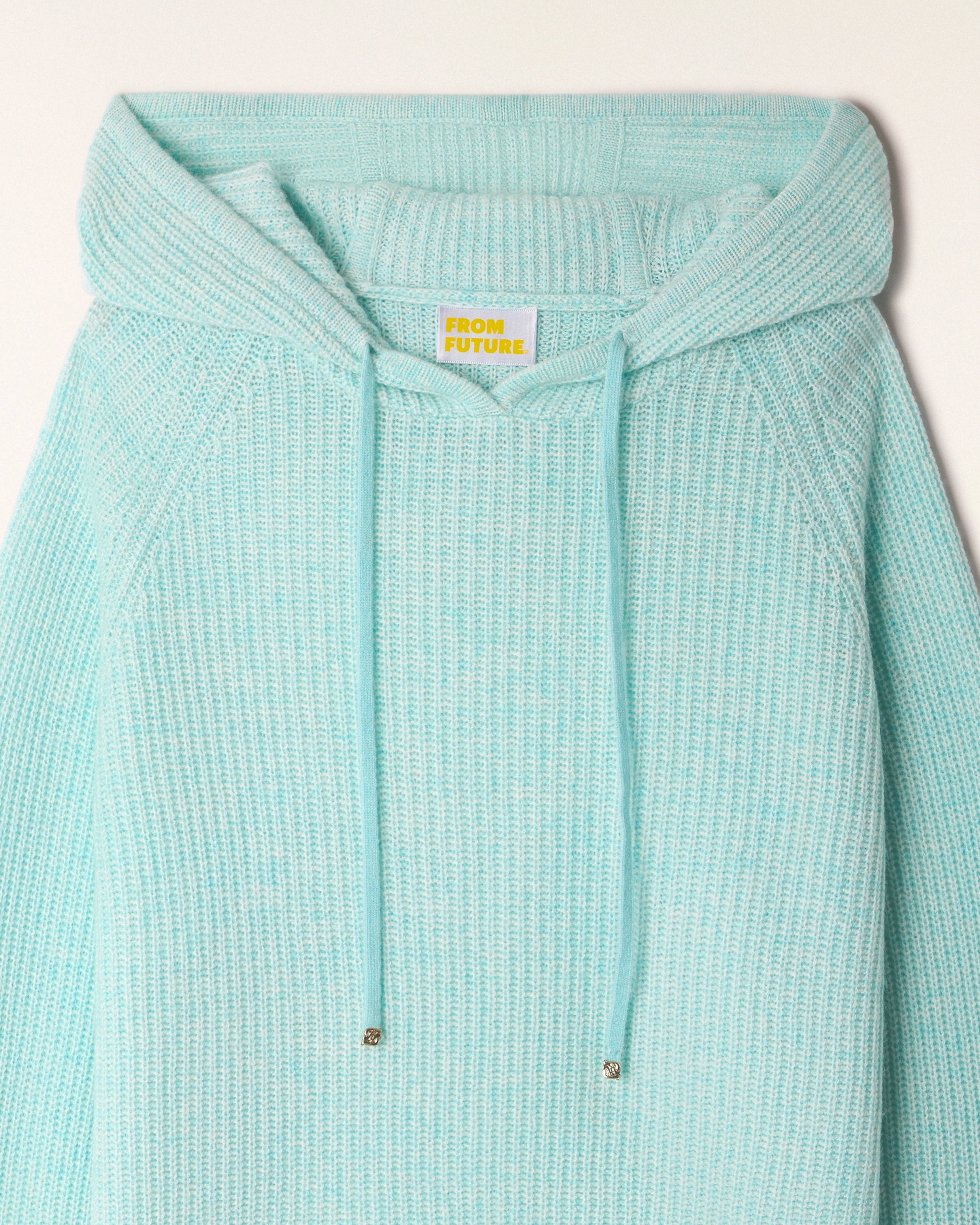 Gold Jewelry Cord Hoodie (S26/ FEMME/ Island Blue Mouline)