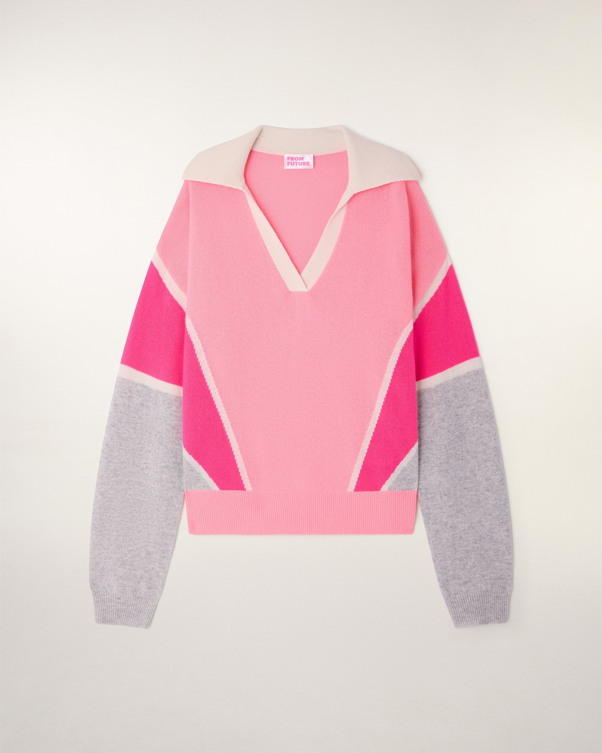Polo Neck Sweater (S26 / FEMME / Star Pink)