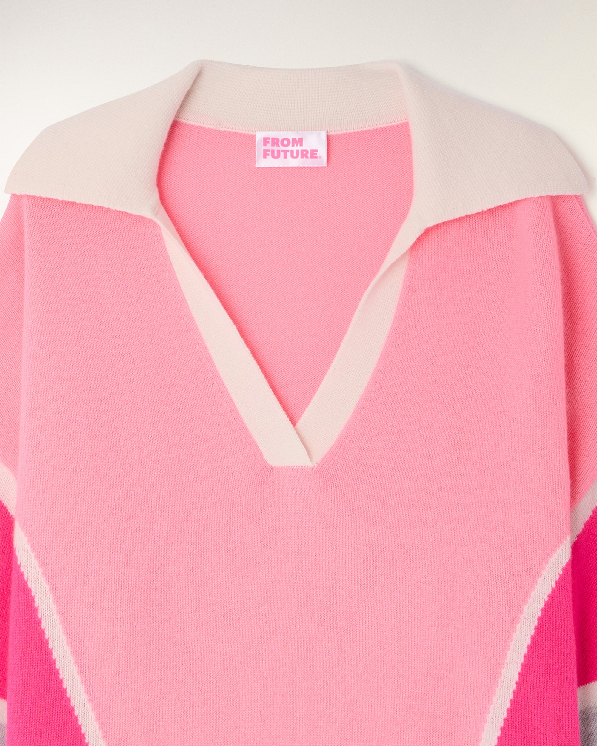Polo Neck Sweater (S26 / FEMME / Star Pink)