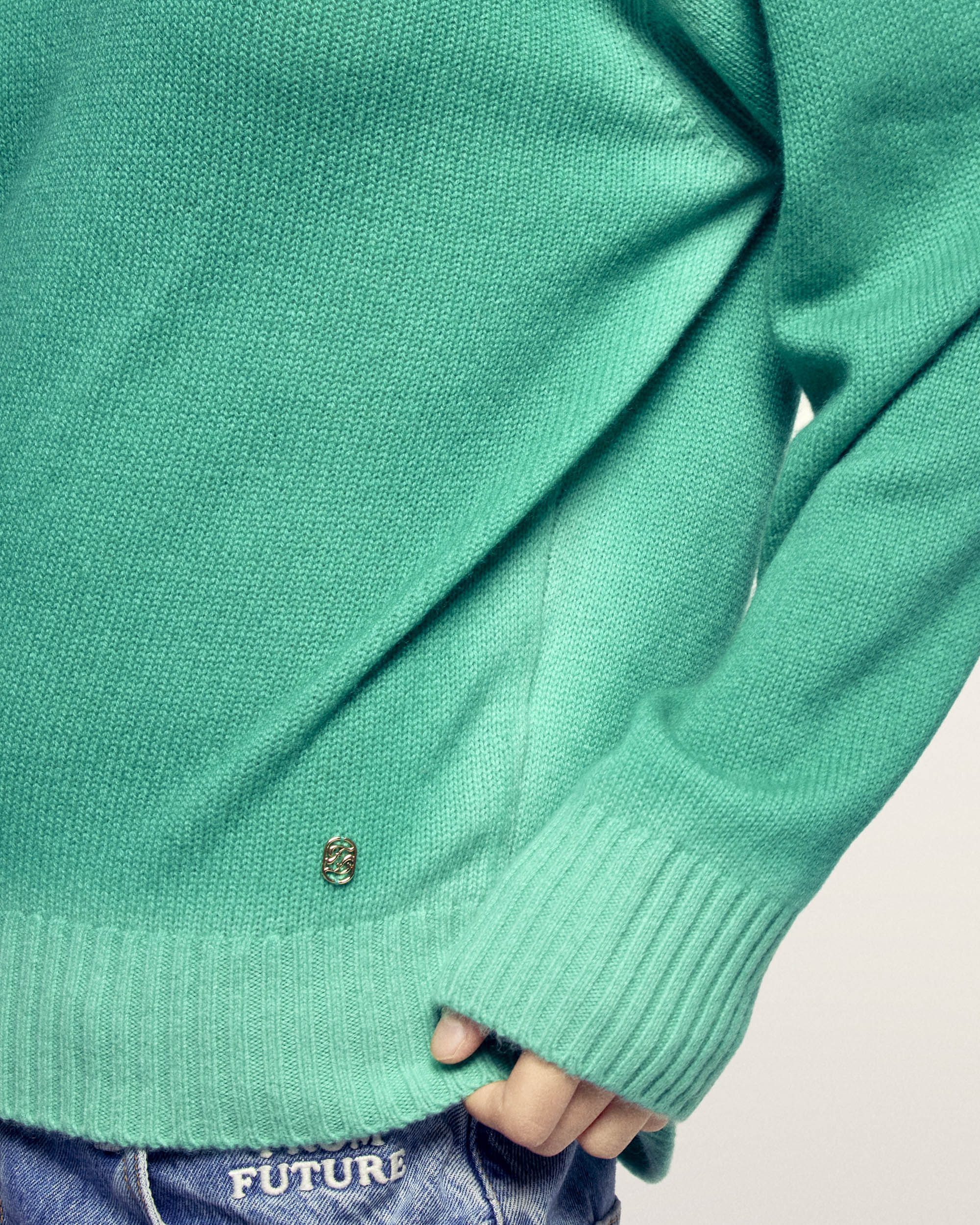 Crewneck Sweater (S26 / FEMME / Acid Green Spray)