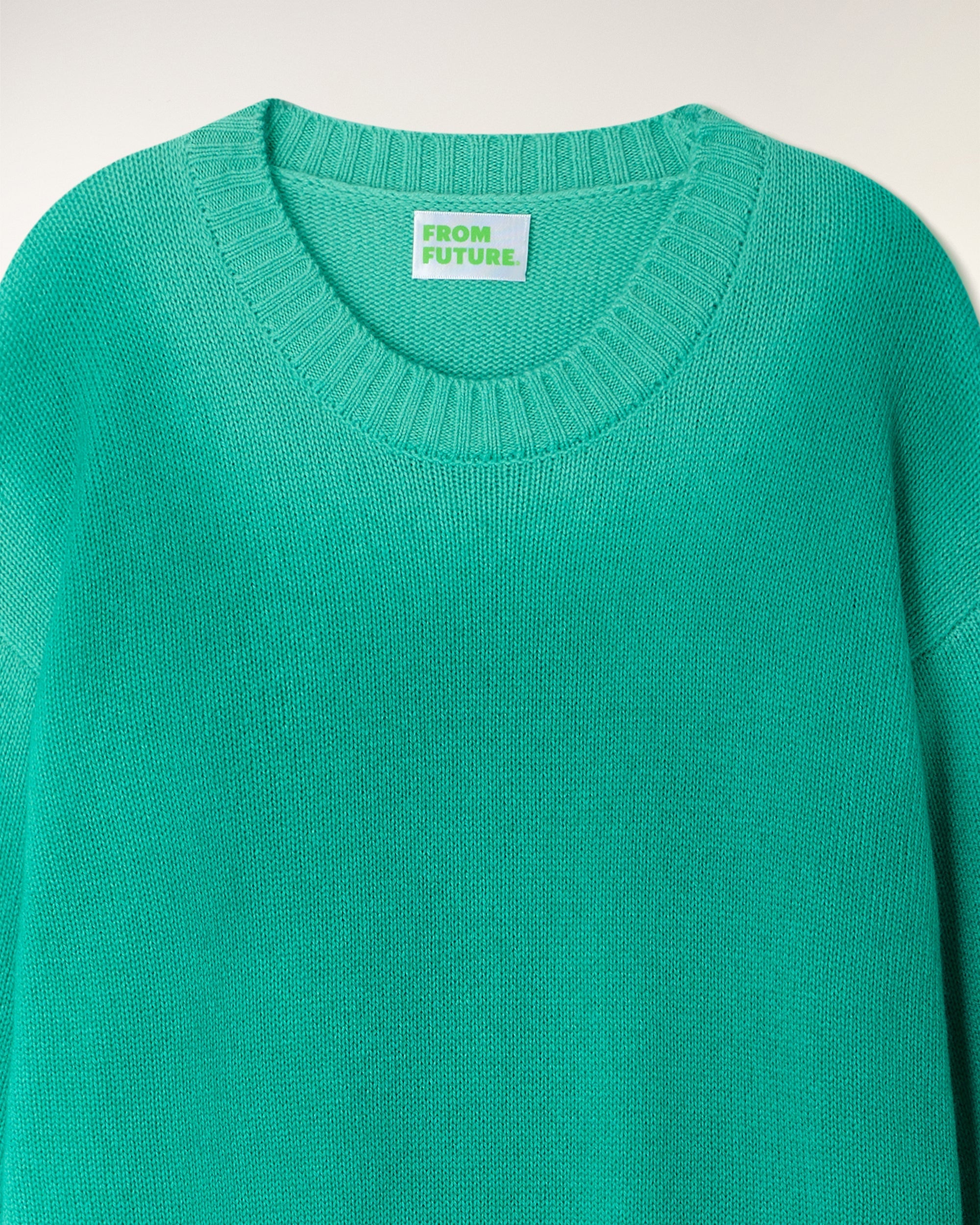 Crewneck Sweater (S26 / FEMME / Acid Green Spray)