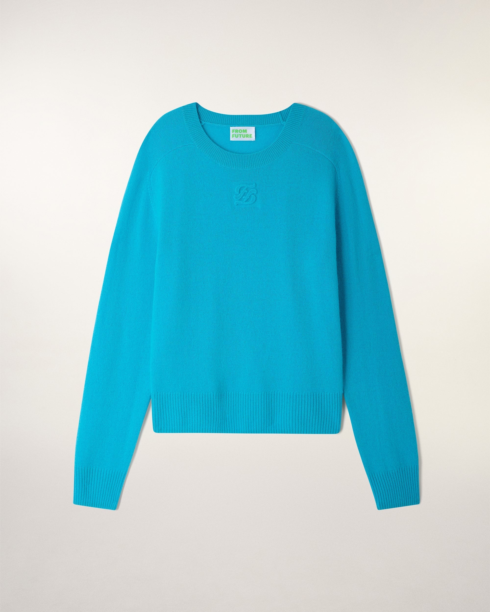 Relief Logo Crewneck Sweater (S26 / FEMME / Love Blue)