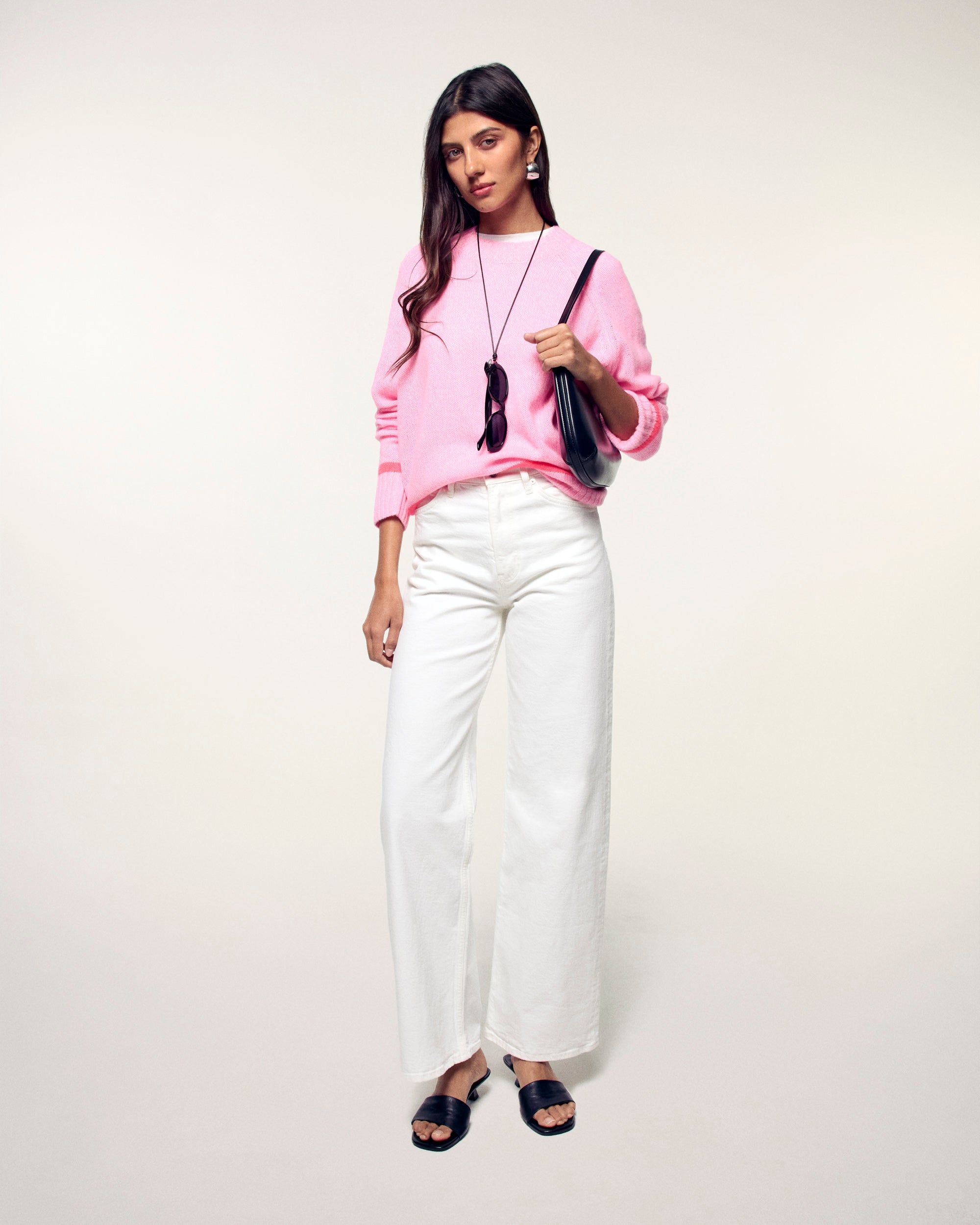 Crewneck Sweater (S26/ FEMME/ Candy Mouliné)