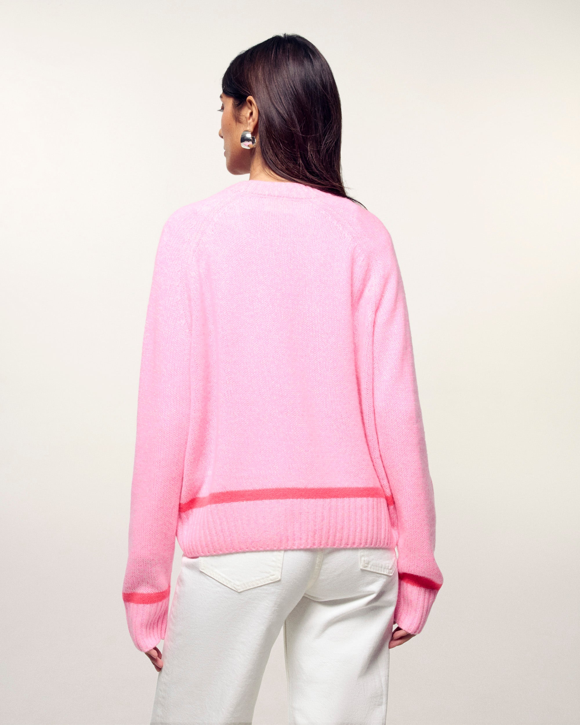 Crewneck Sweater (S26/ FEMME/ Candy Mouliné)