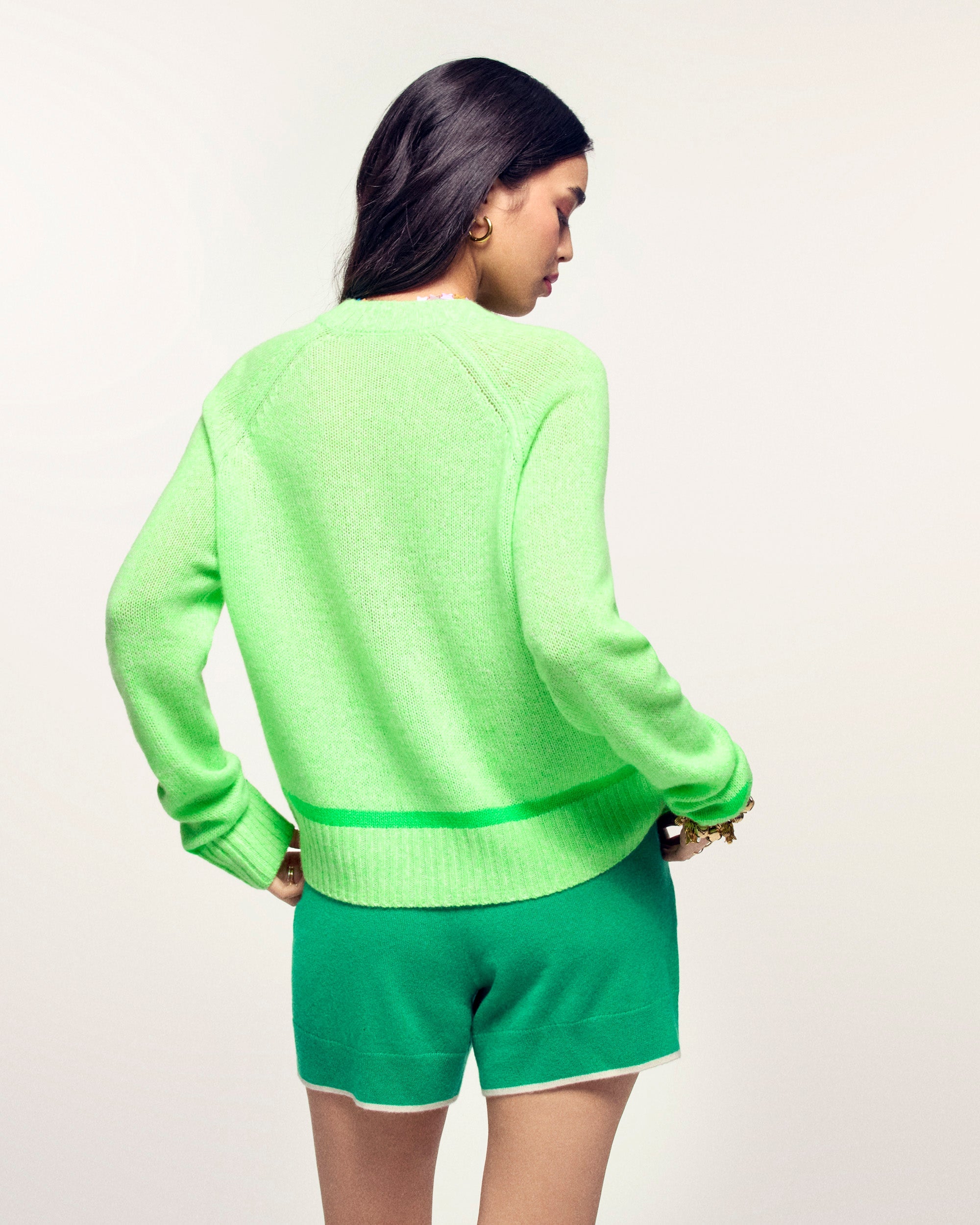 Crewneck Sweater (S26/ FEMME/ Summer Green Mouline)