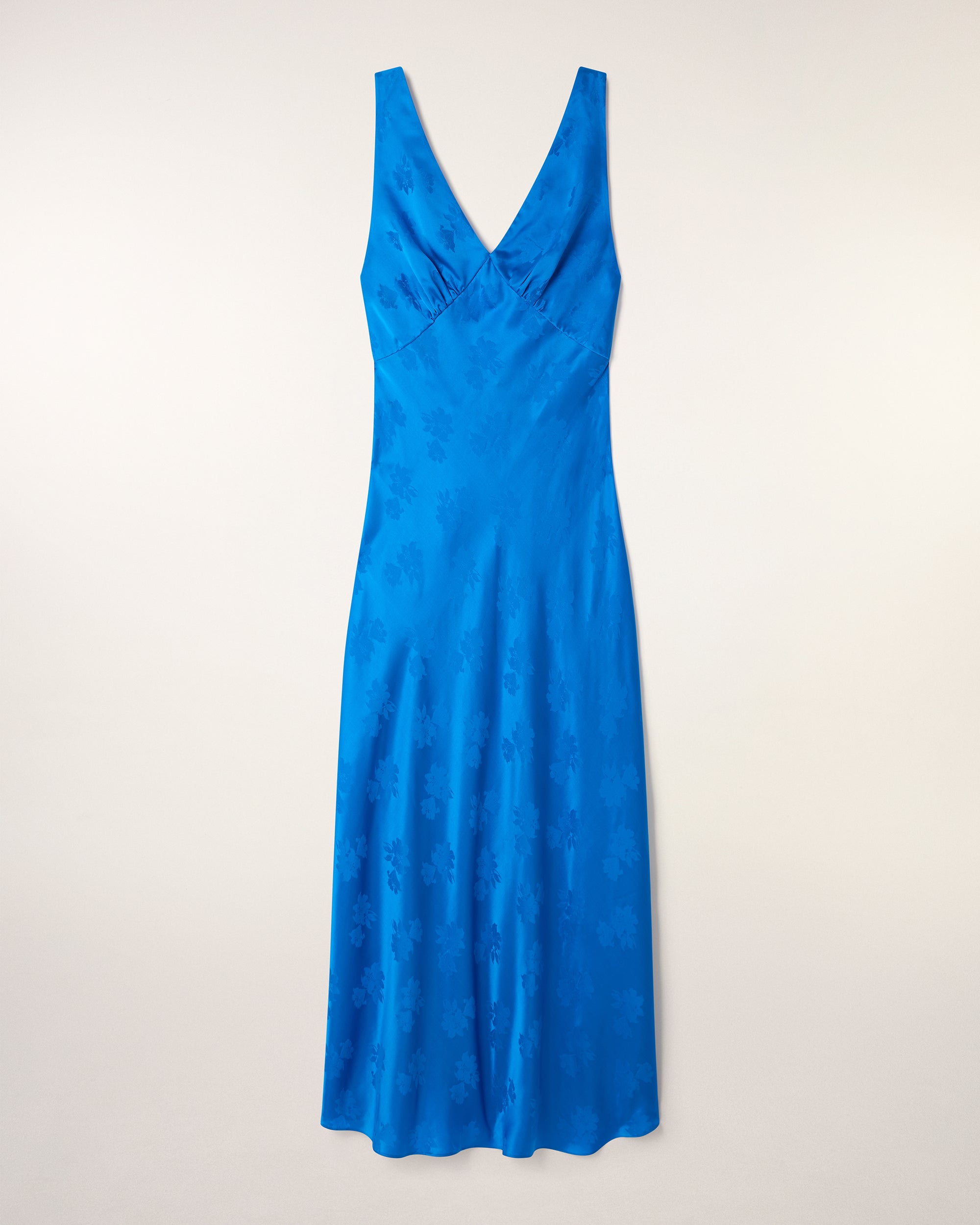Long Dress with Straps (S26 / FEMME / Ocean Jacquard)