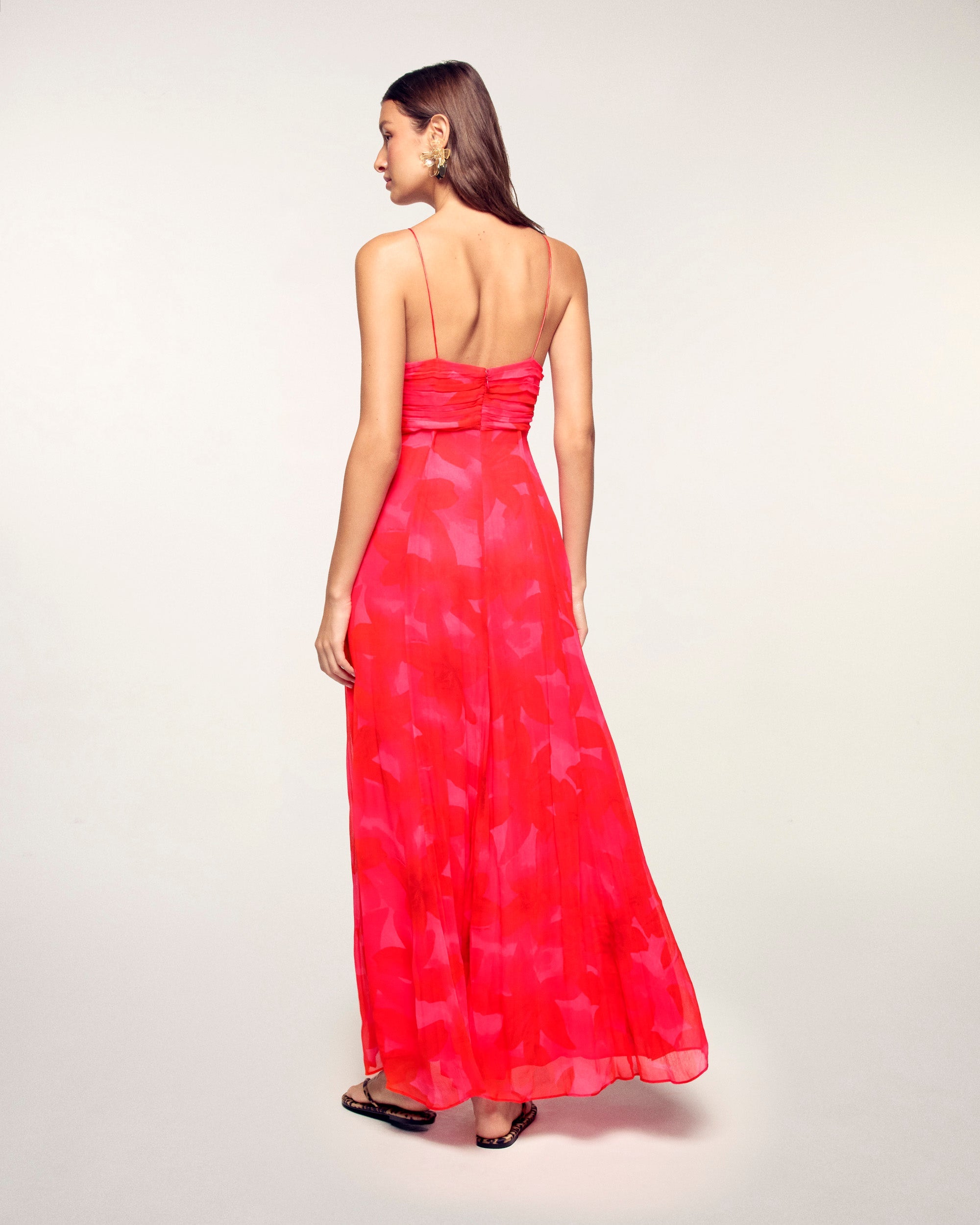 Long Strappy Dress (S26 / FEMME / Passion bloom lily)