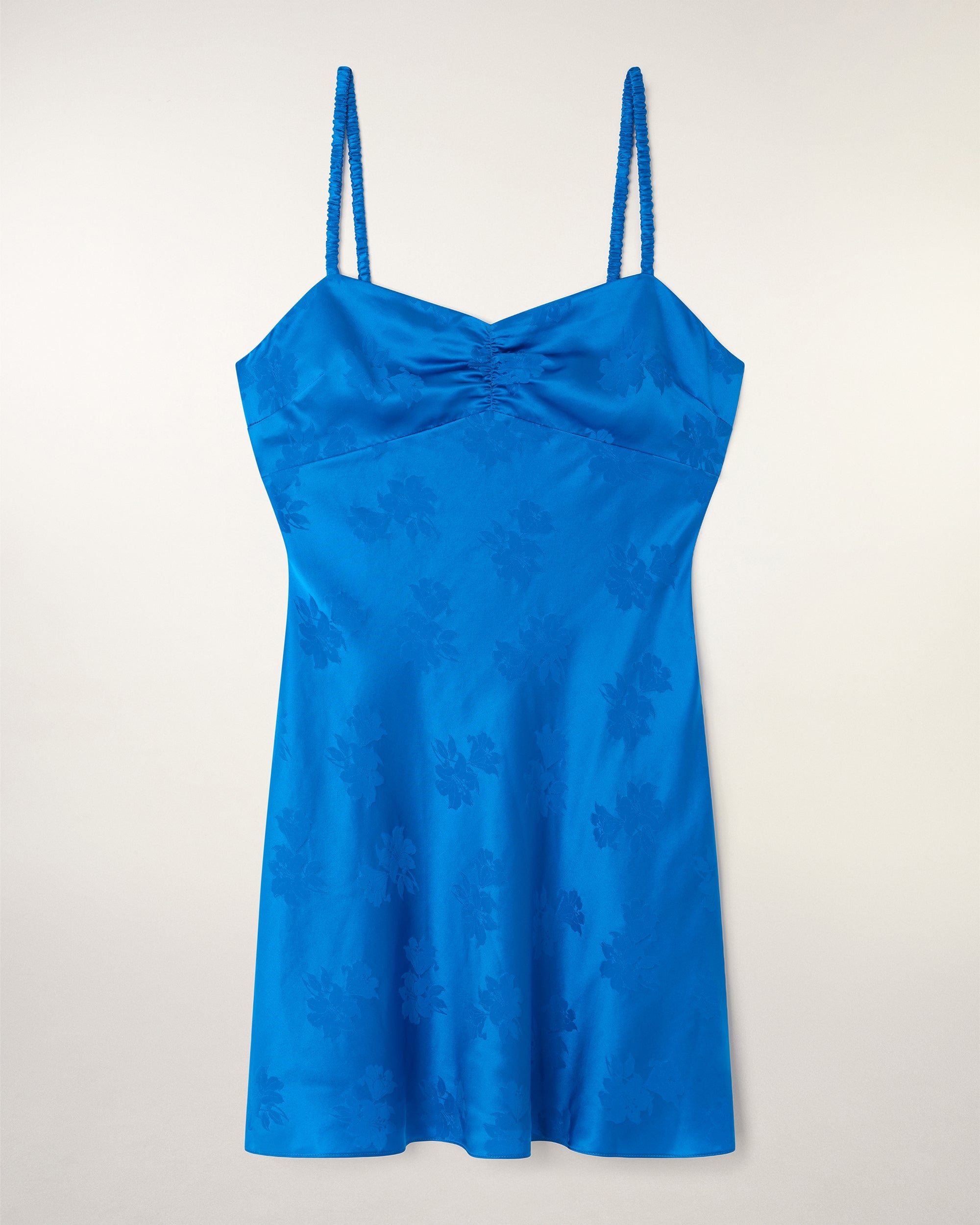 Short Strappy Dress (S26 / FEMME / Ocean Jacquard)