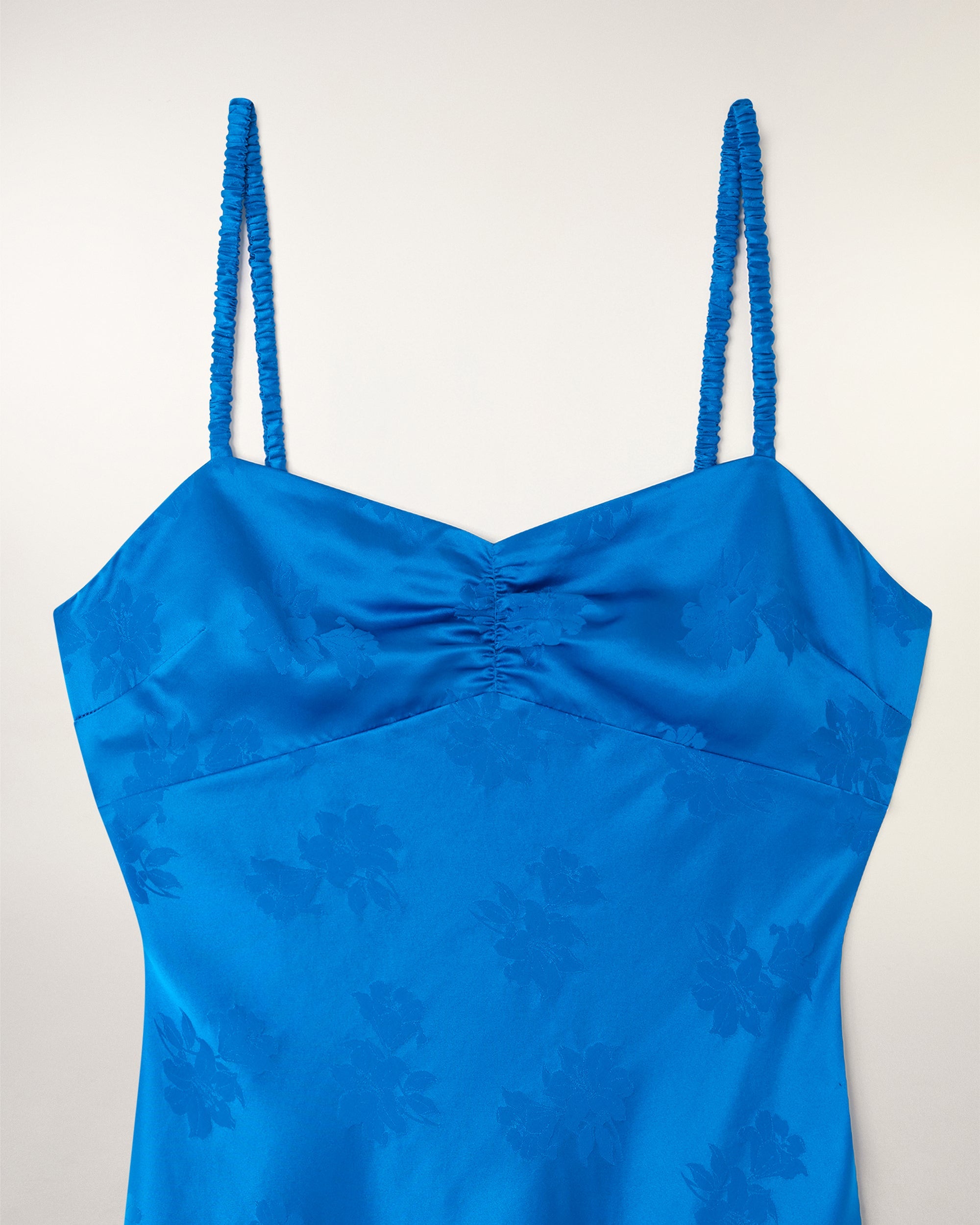 Short Strappy Dress (S26 / FEMME / Ocean Jacquard)