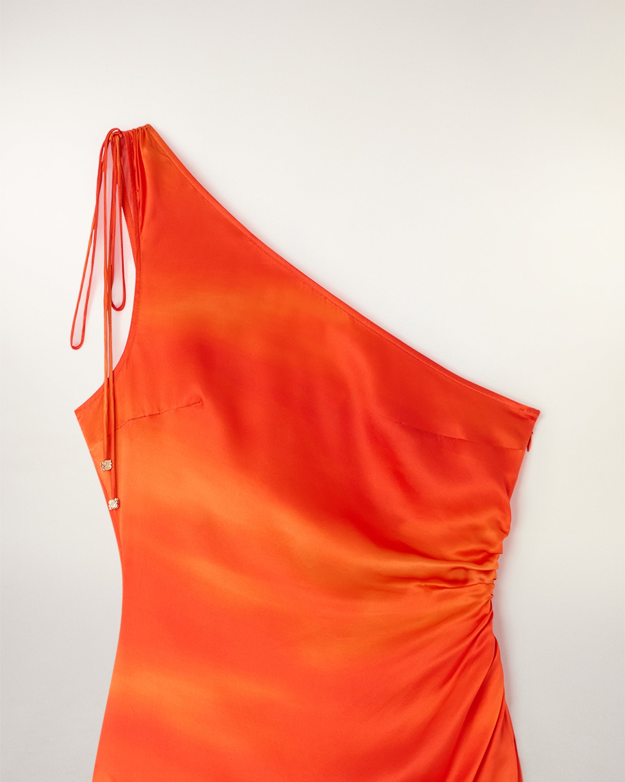 Asymmetric Long Dress (S26 / FEMME / Sunset Samba)