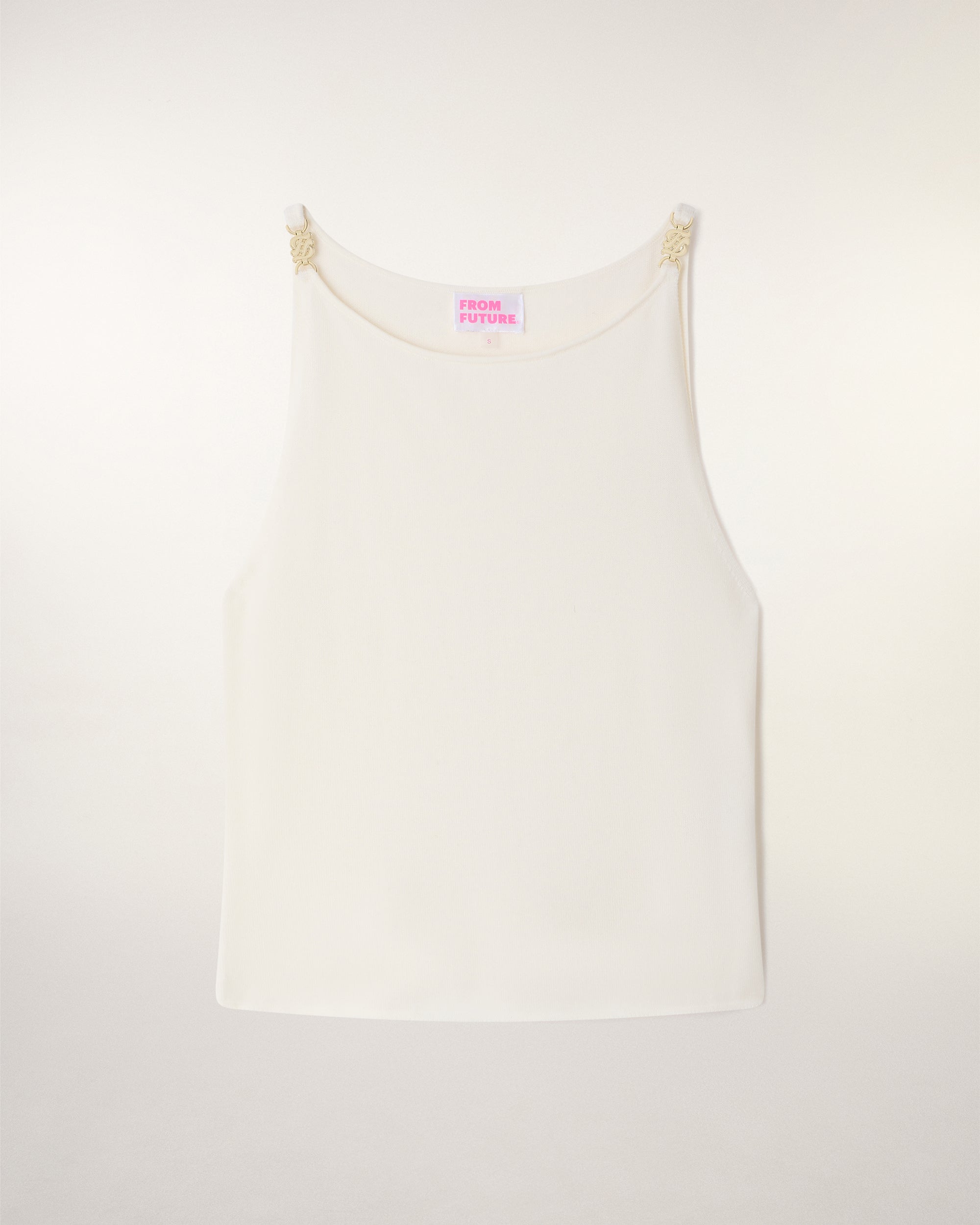 Jewel Detail Tank Top (S26 / FEMME / Ecru / RWS)