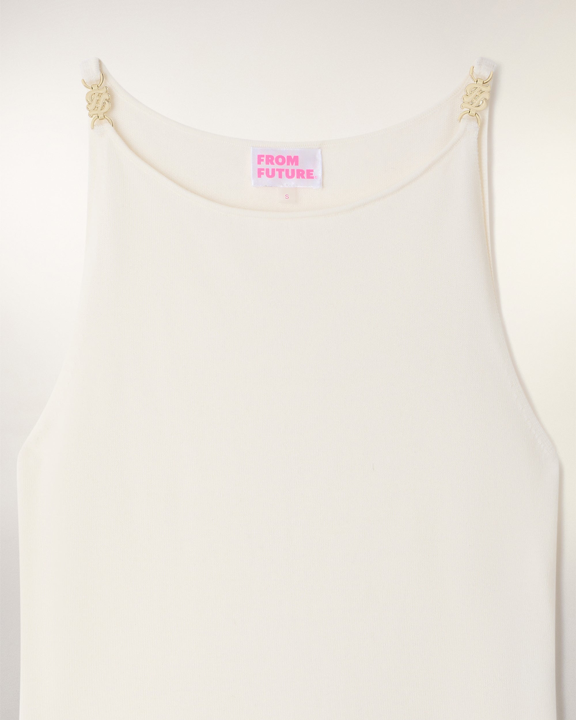 Jewel Detail Tank Top (S26 / FEMME / Ecru / RWS)