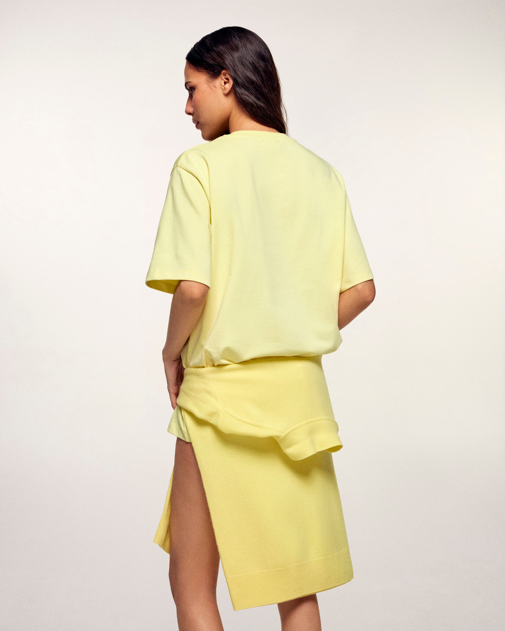 Crewneck Short Sleeve T-shirt (S26 / FEMME / Star yellow)