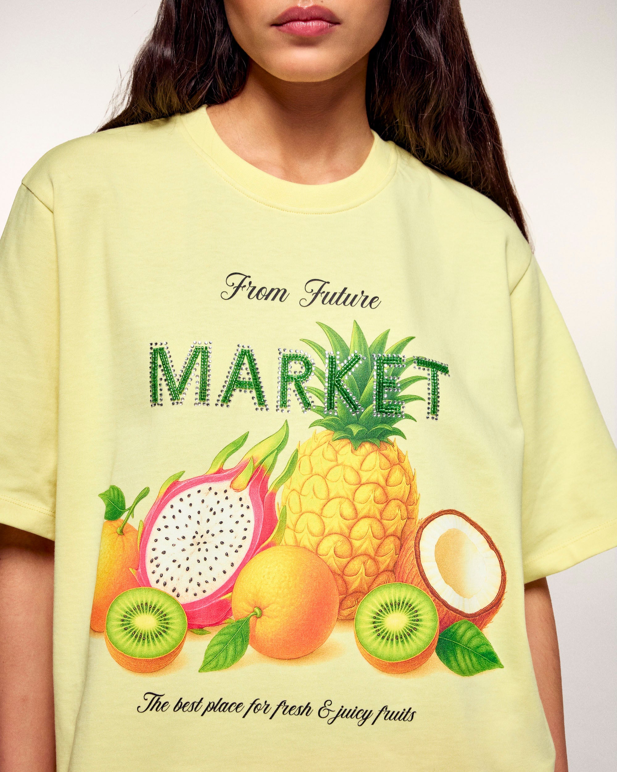Crewneck Short Sleeve T-shirt (S26 / FEMME / Star yellow)