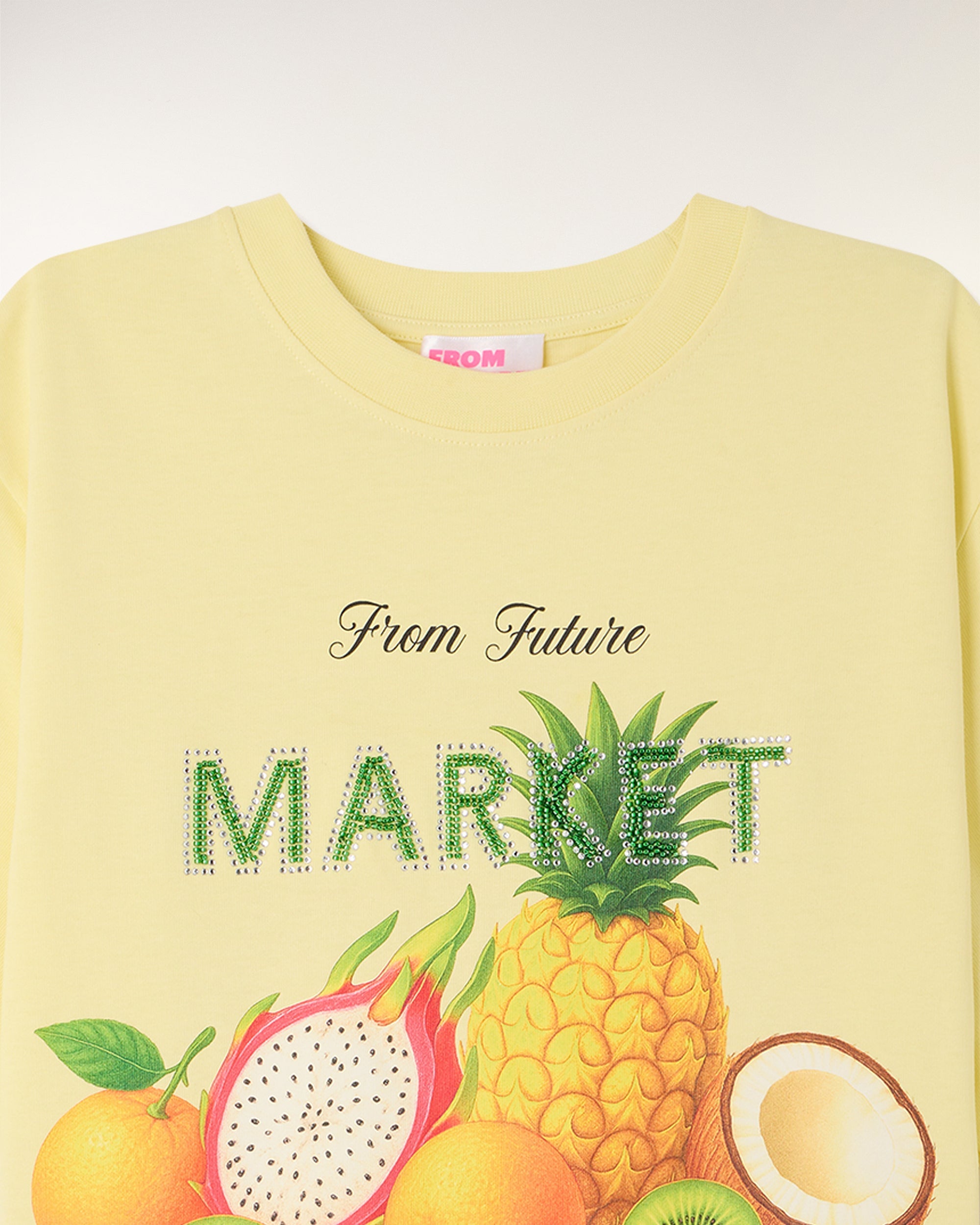 Crewneck Short Sleeve T-shirt (S26 / FEMME / Star yellow)