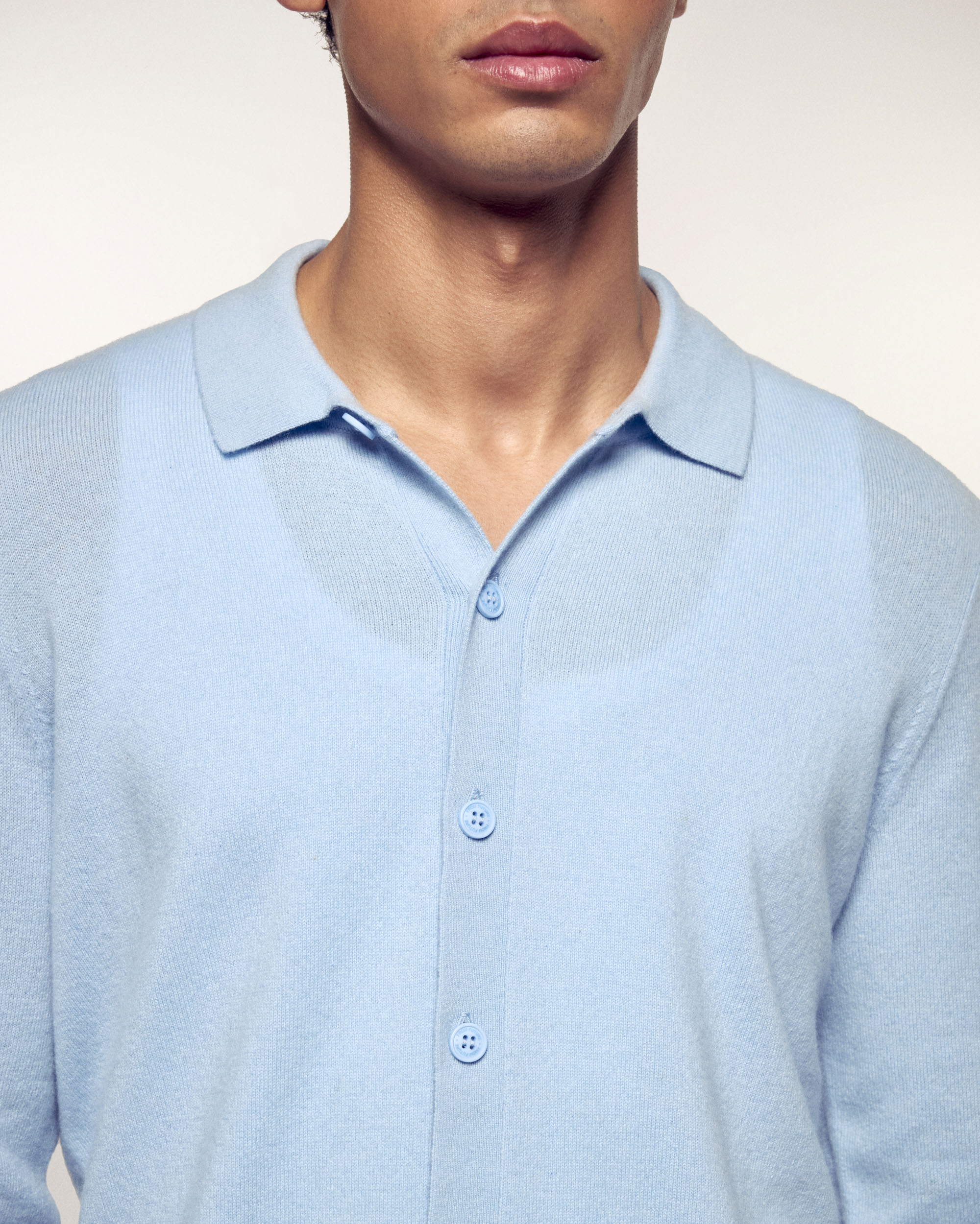 Long Sleeve Shirt (S26 / HOMME / Baby blue)