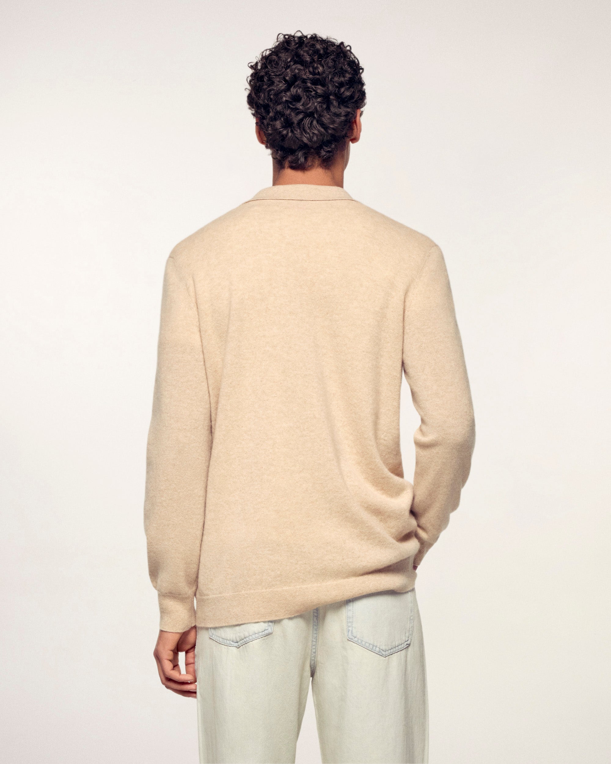 Long Sleeve Shirt (S26 / HOMME / Beige Chiné)
