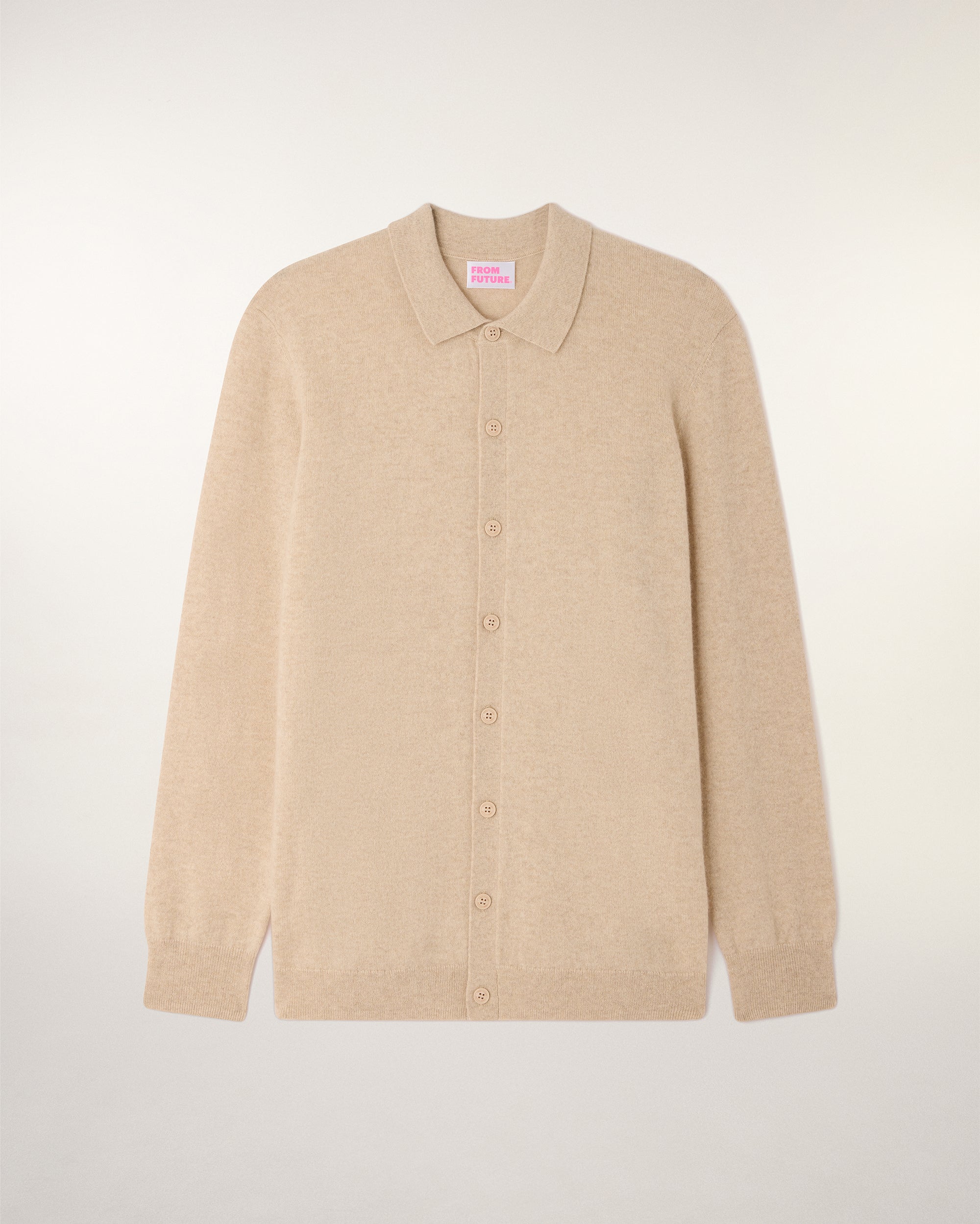 Long Sleeve Shirt (S26 / HOMME / Beige Chiné)