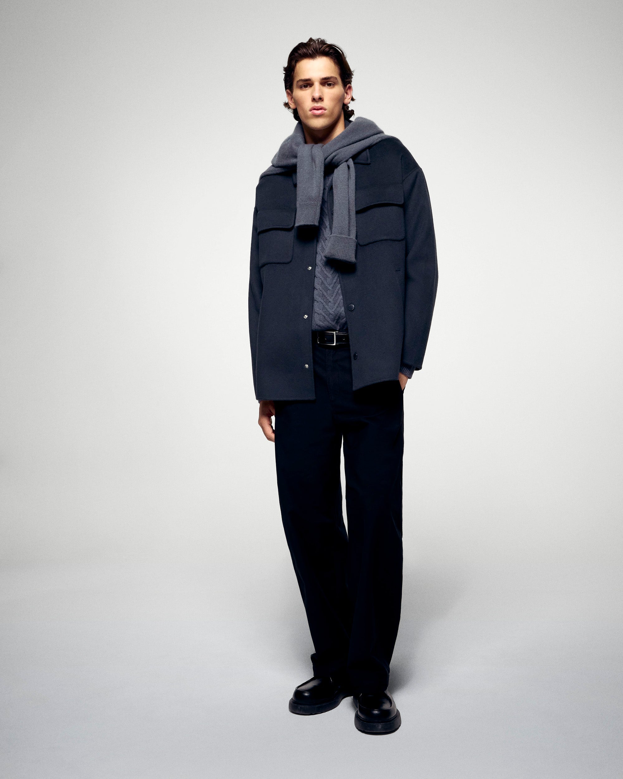 Outerwear Coat (H25 / HOMME / Charcoal Gray)