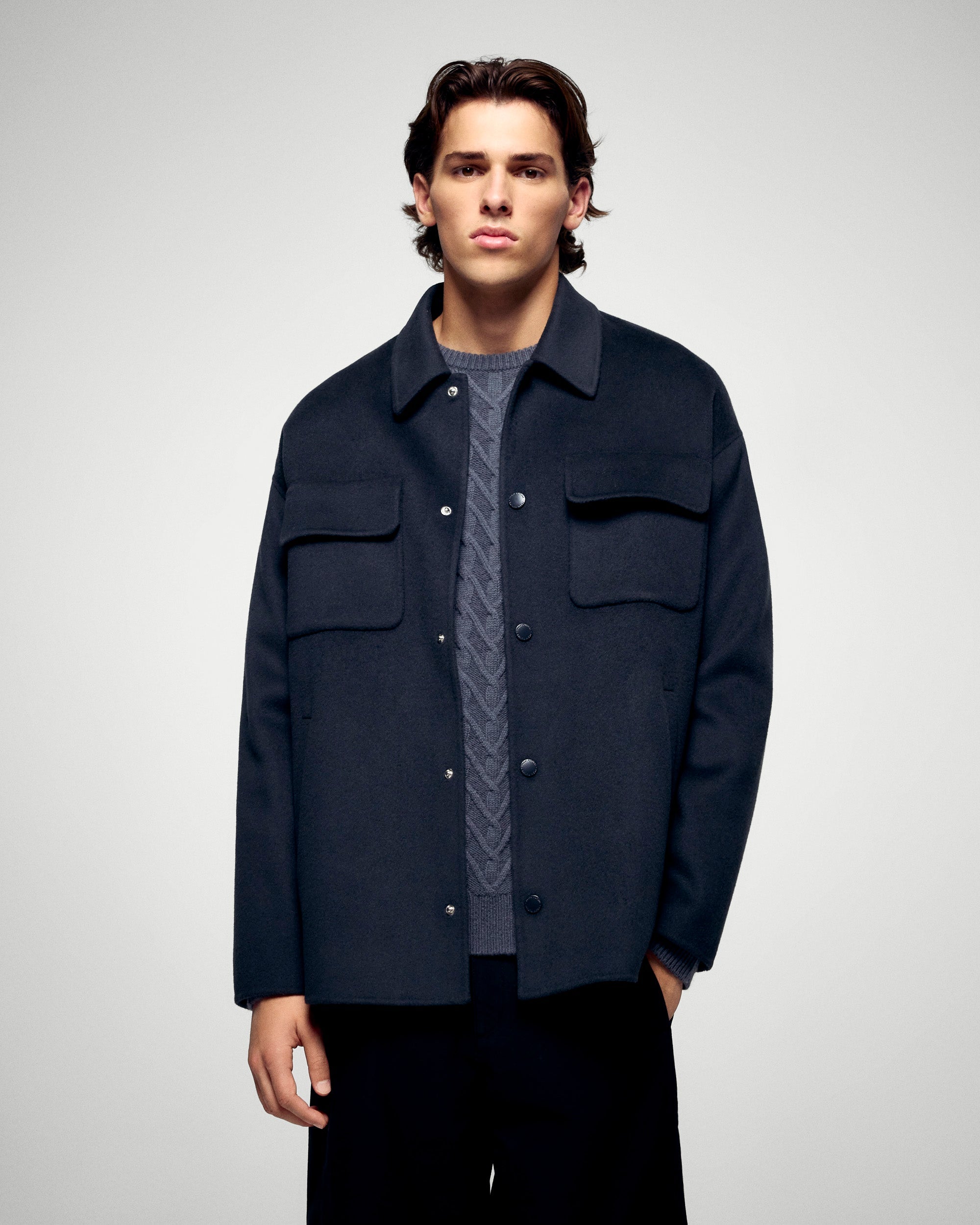 Outerwear Coat (H25 / HOMME / Charcoal Gray)