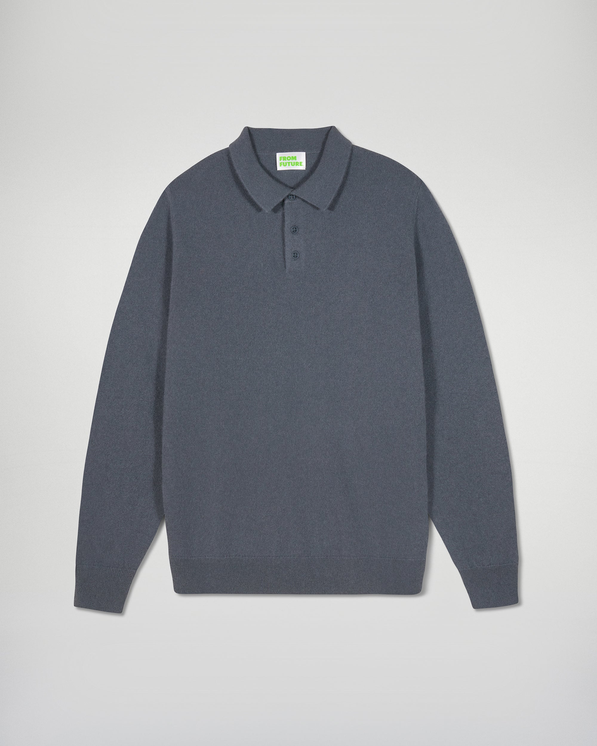 Polo neck sweater (H25 / HOMME / Storm Grey)