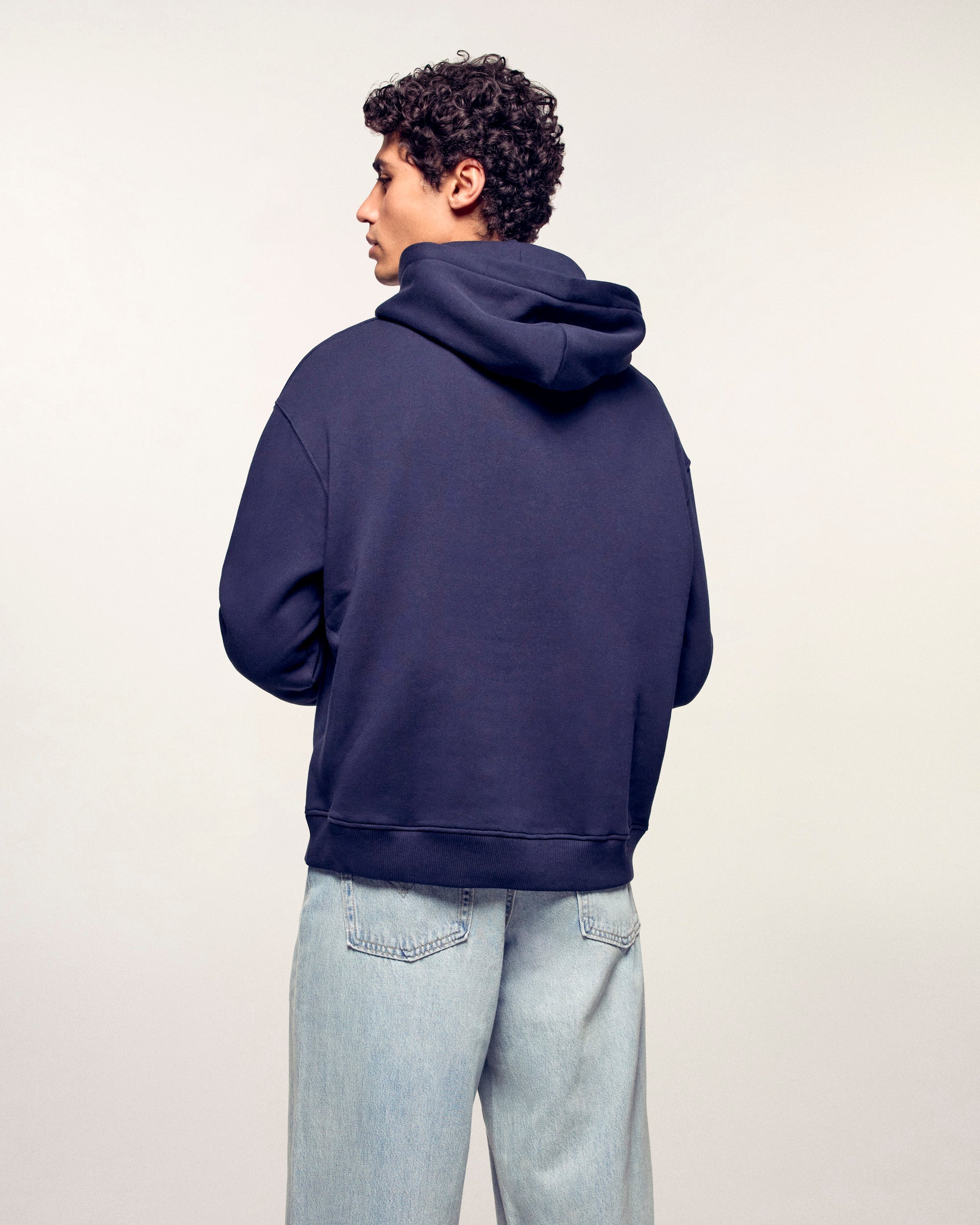 Heart Hoodie Sweatshirt (S25 / MEN / Navy)