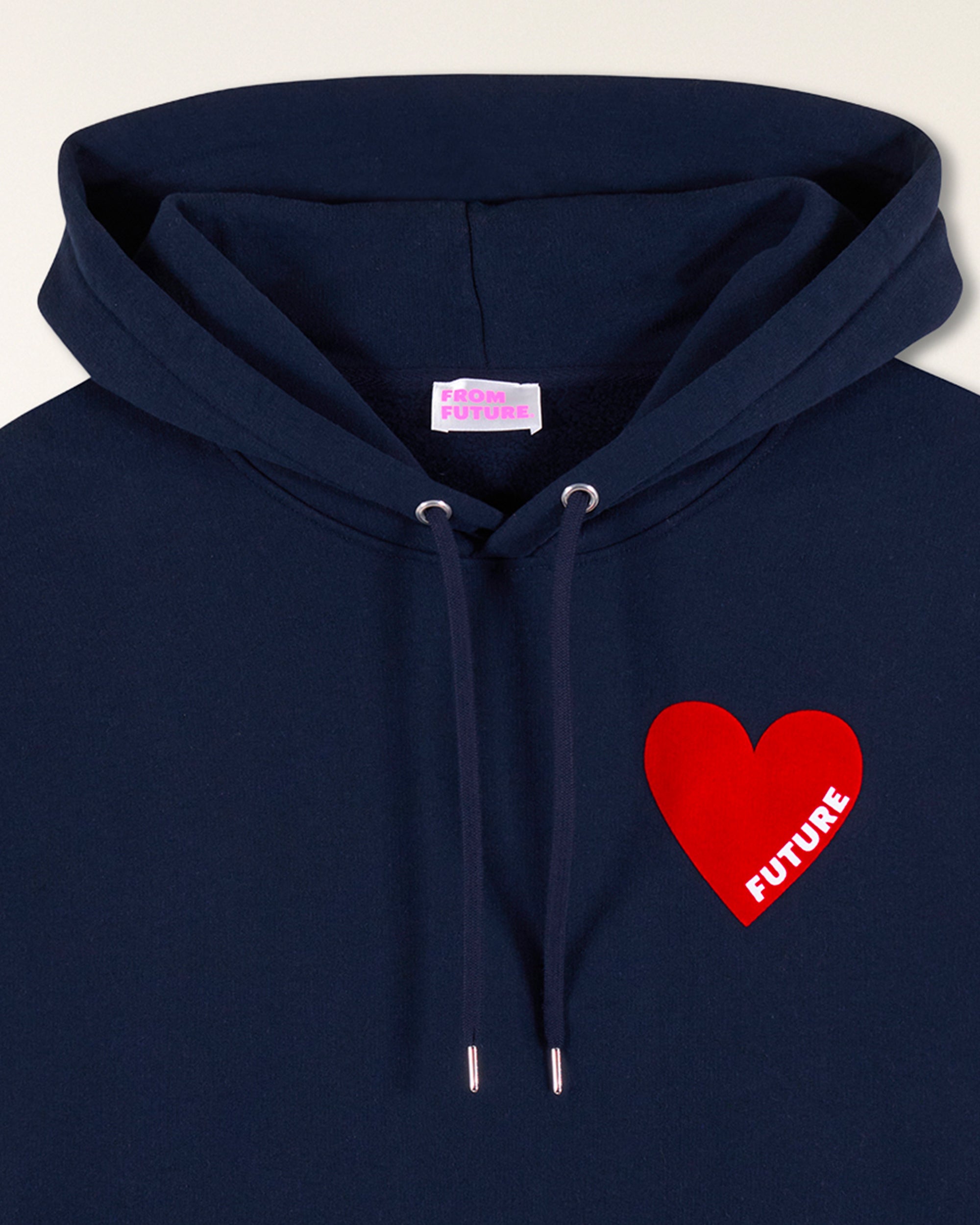 Heart Hoodie Sweatshirt (S25 / MEN / Navy)